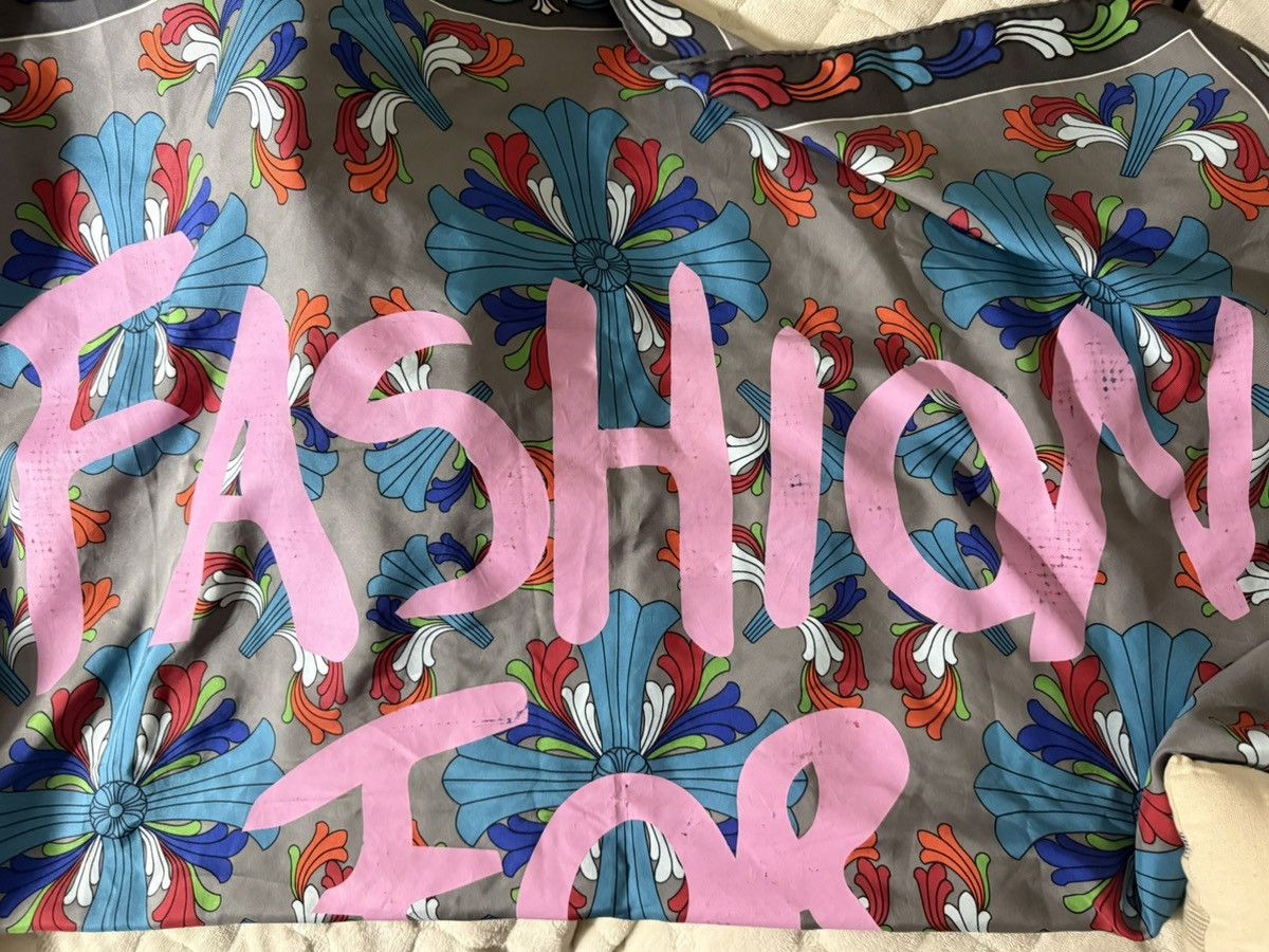 Chrome Hearts Fashion For Relief 2019 Silk Ceiling Scarf Size ONE SIZE - 3 Thumbnail