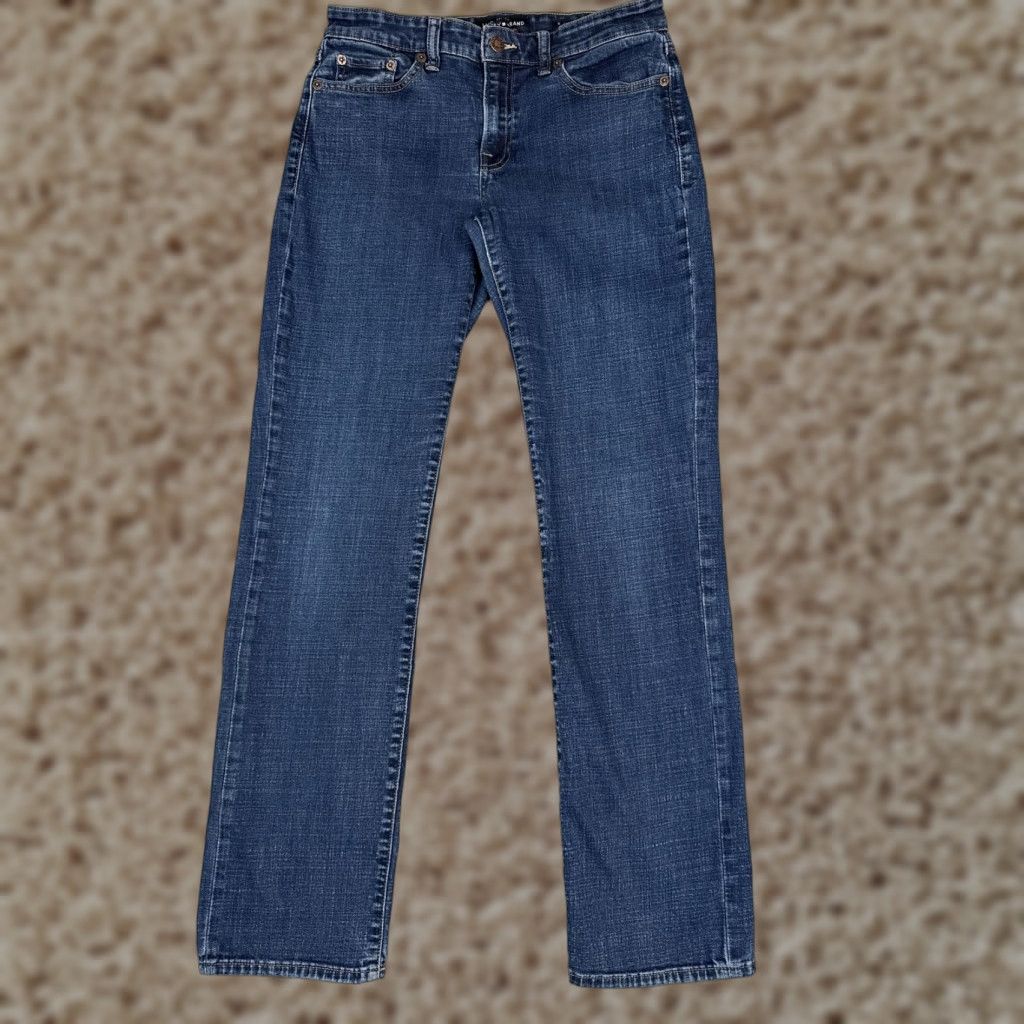 Lucky Brand Lucky Brand Sweet Straight Jeans Womens 8/29 Blue Wash Mid Rise Stretch 28x31 Jeans Mens? Size 30" / US 8 / IT 44 - 1 Thumbnail