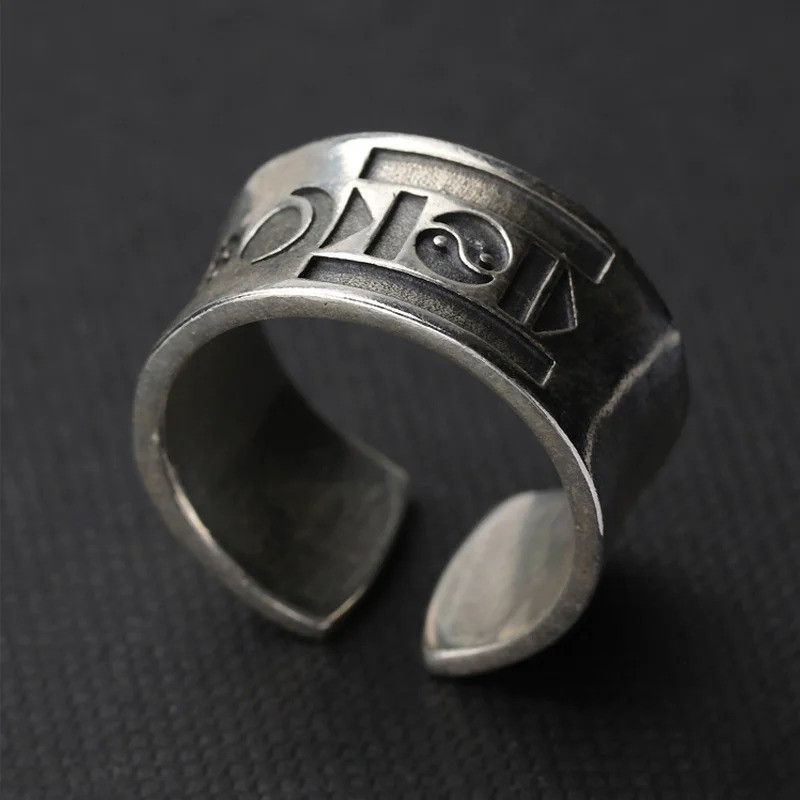 Jewelry × Vintage Gothic Open Ring Size ONE SIZE - 5 Thumbnail