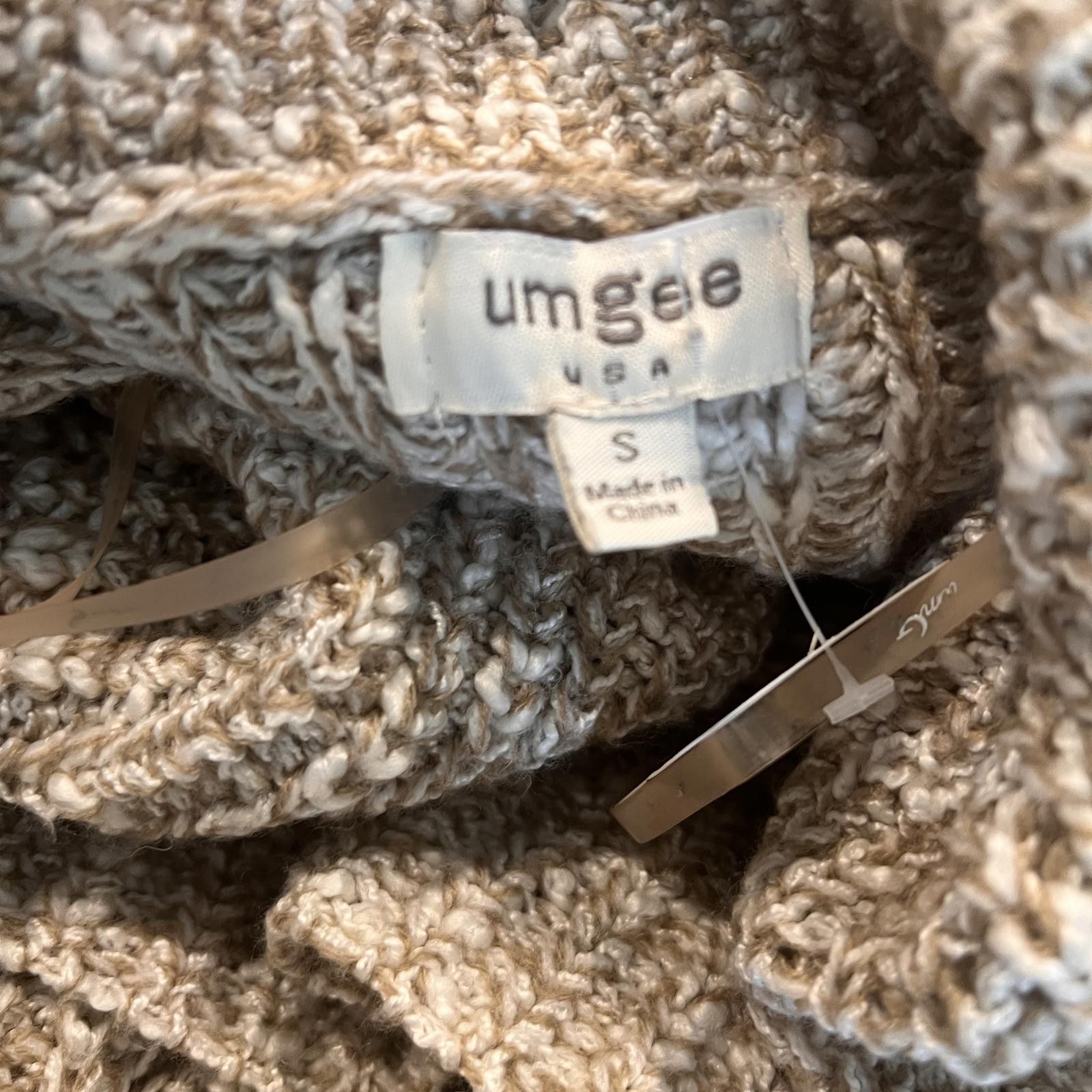 Other Umgee USA Women's Knit Sweater Size S Beige Size S / US 4 / IT 40 - 3 Thumbnail