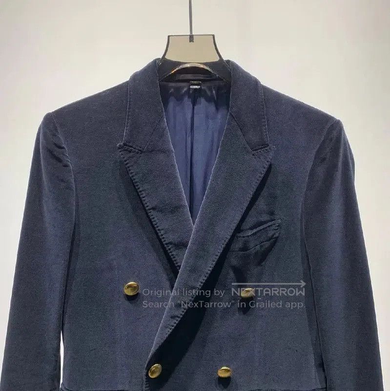 Burberry Burberry Men's Black Double-Breasted Jacket. Size US M / EU 48-50 / 2 - 2 Thumbnail