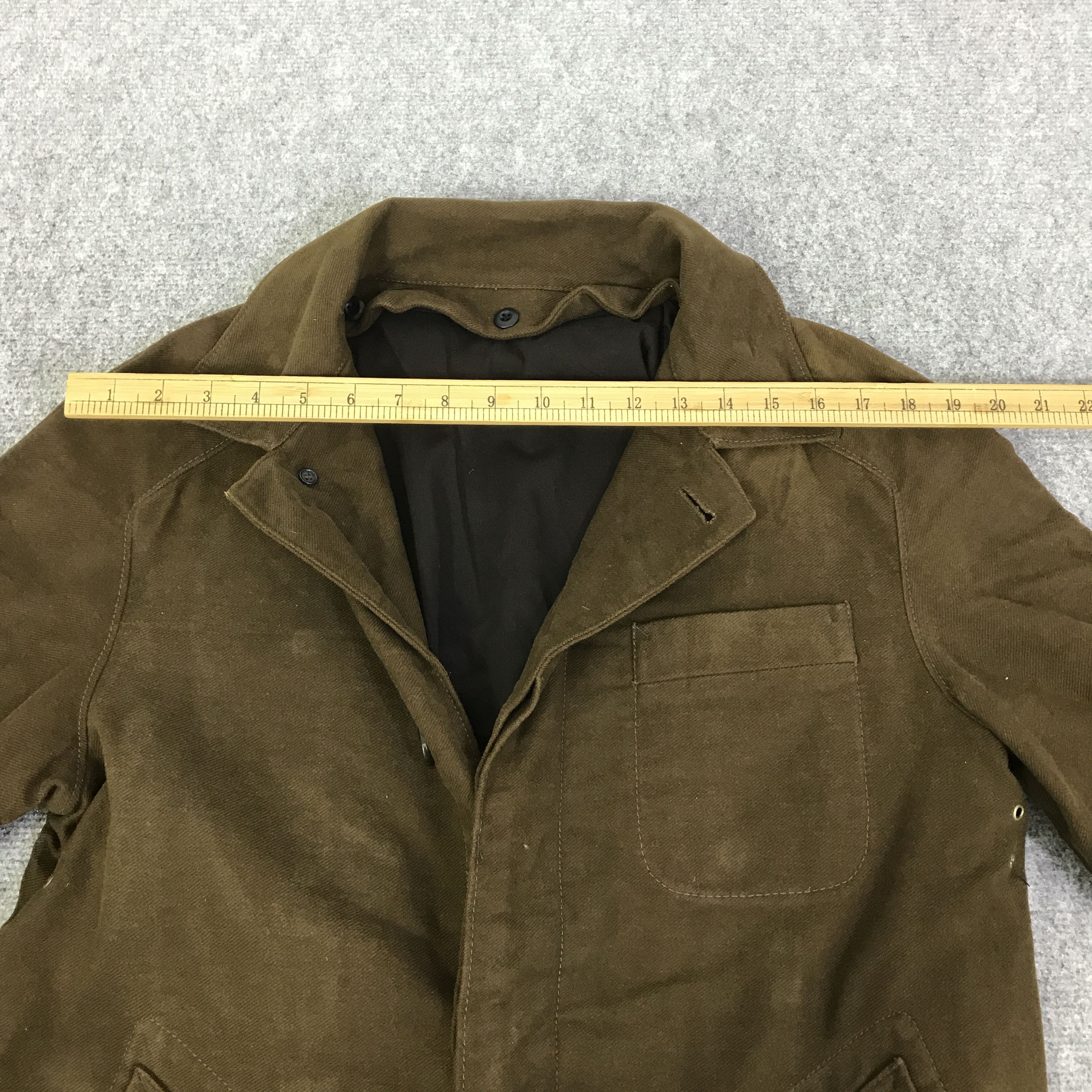 PPFM Vtg PPFM Japan Style Long Brown Jacket K101B7 Size US L / EU 52-54 / 3 - 5 Thumbnail