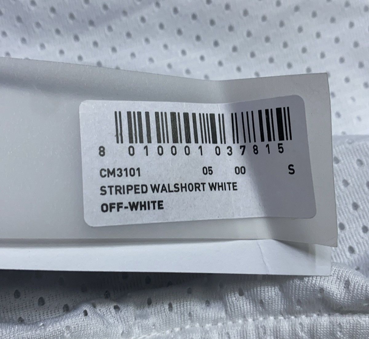 Off-White Off-White STRIPED WALSHORT WHITE Size US 28 / EU 44 - 5 Thumbnail