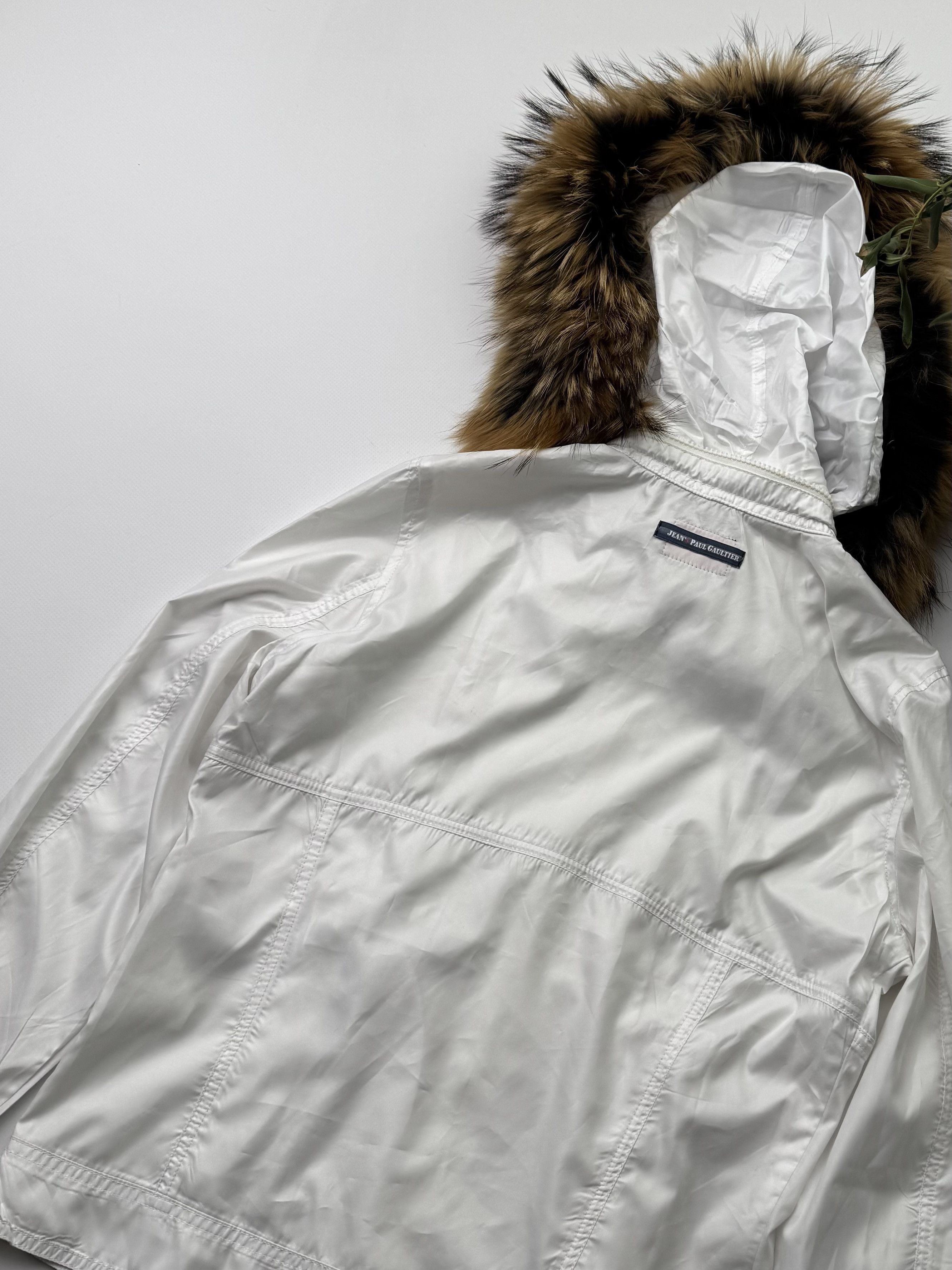Jean Paul Gaultier Jean Paul Gaultier Vintage Jacket With Real Fur Hood(199) Size S / US 4 / IT 40 - 17 Thumbnail