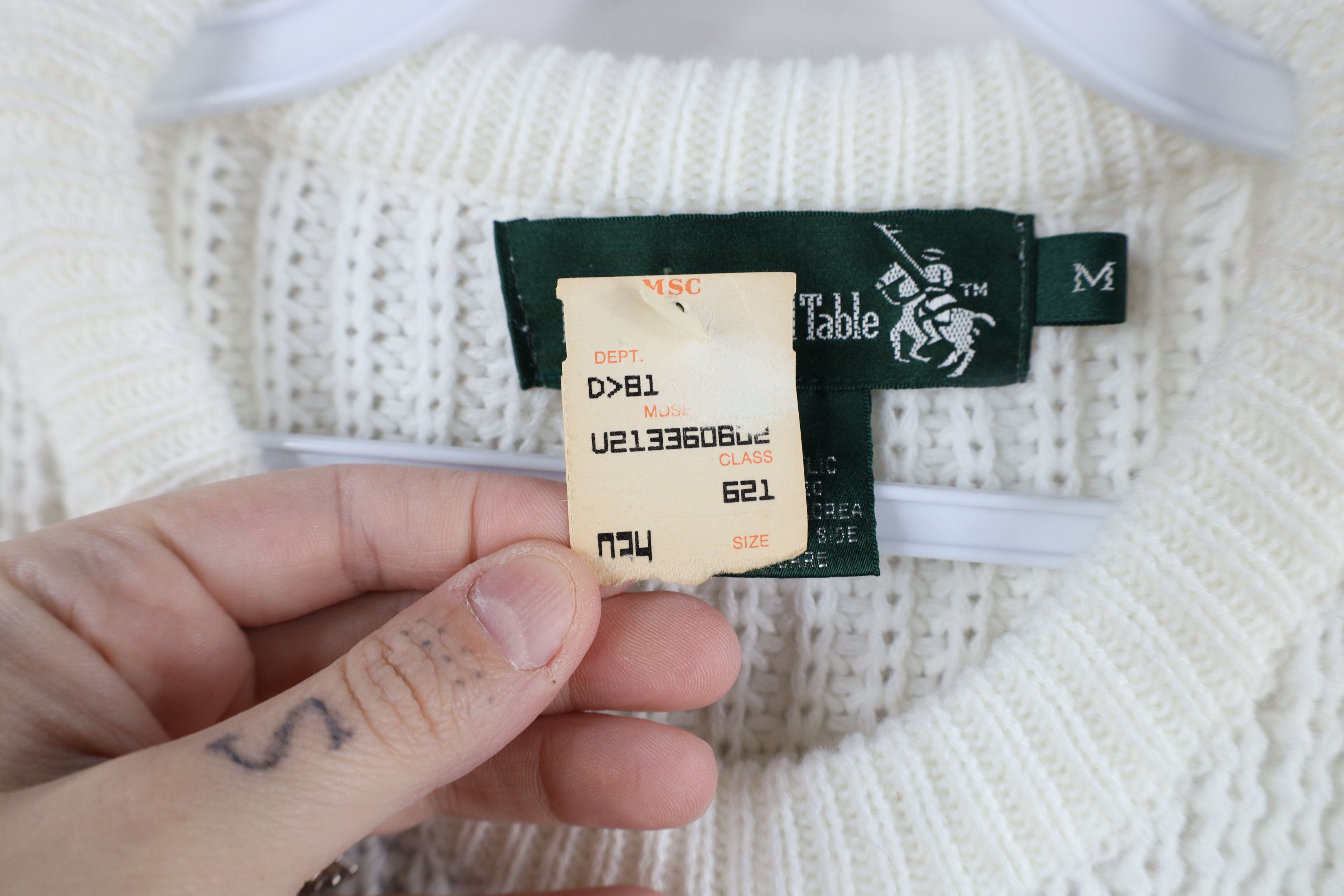Vintage Deadstock Vintage 90s Streetwear Chunky Ribbed Knit Sweater Size US M / EU 48-50 / 2 - 6 Thumbnail