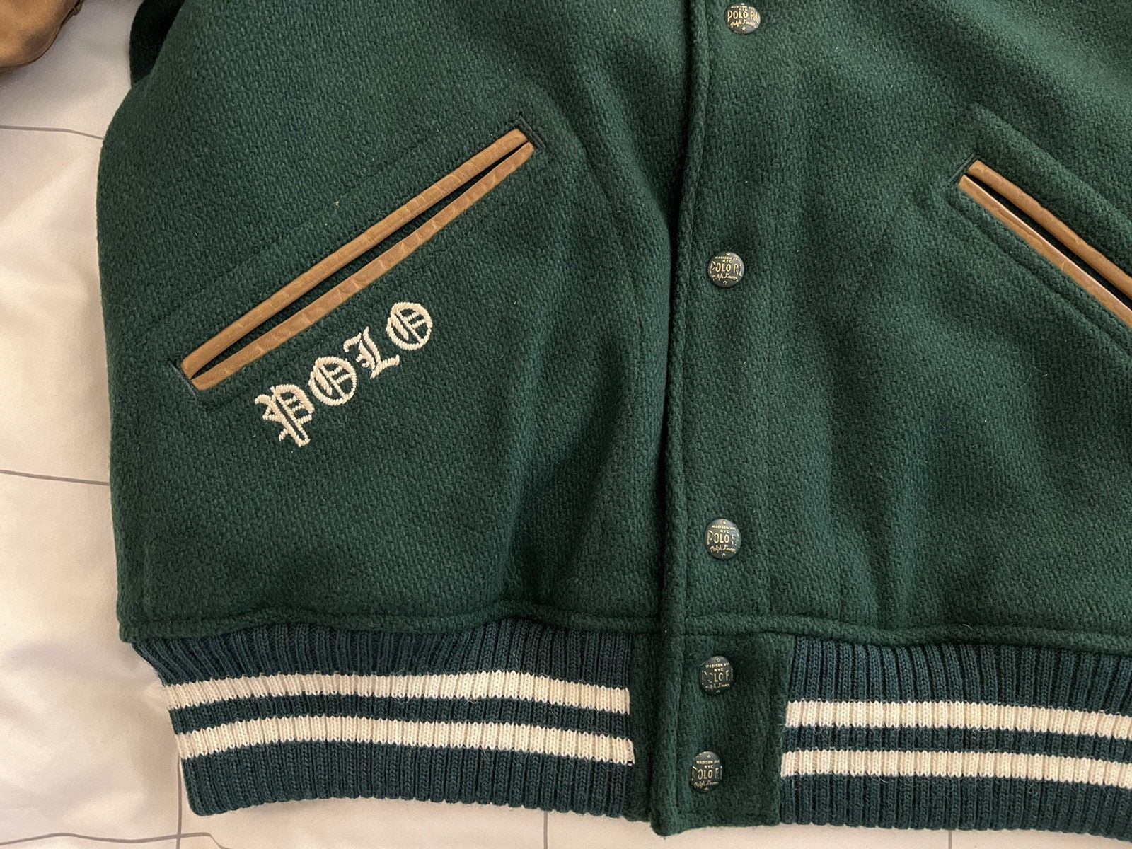 Polo Ralph Lauren Polo Ralph Lauren Lined Varsity Inspired Jacket size Large Size US L / EU 52-54 / 3 - 3 Thumbnail