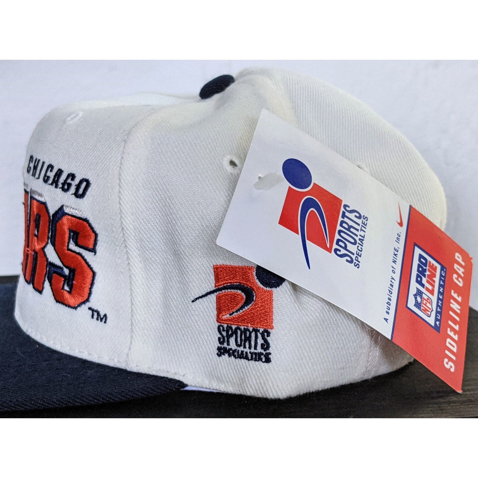 NFL × Sports Specialties NEW Chicago Bears 90s Sports SHADOW snapback hat NFL vtg NWT Size ONE SIZE - 4 Thumbnail