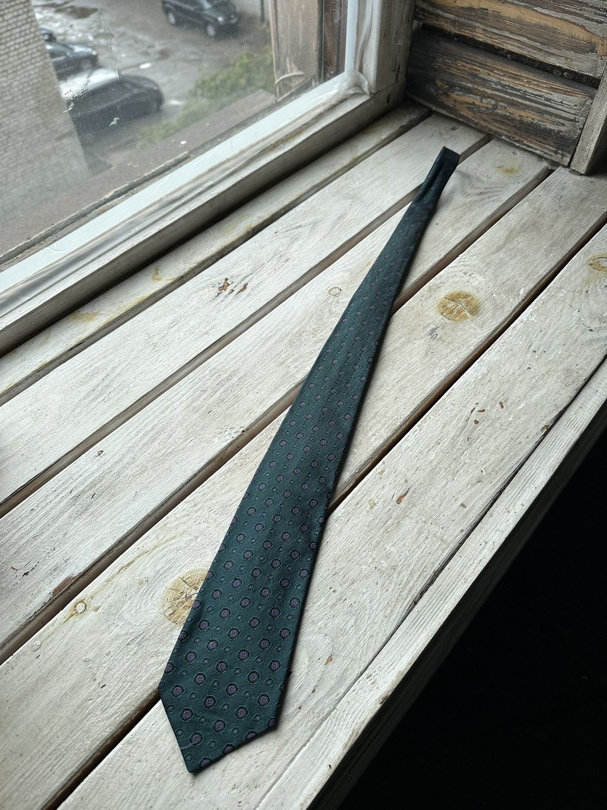 Vintage 🚨TINO COSMA VINTAGE 90s silk TIE RARE LUXURY OLD MONEY Size ONE SIZE - 8 Thumbnail