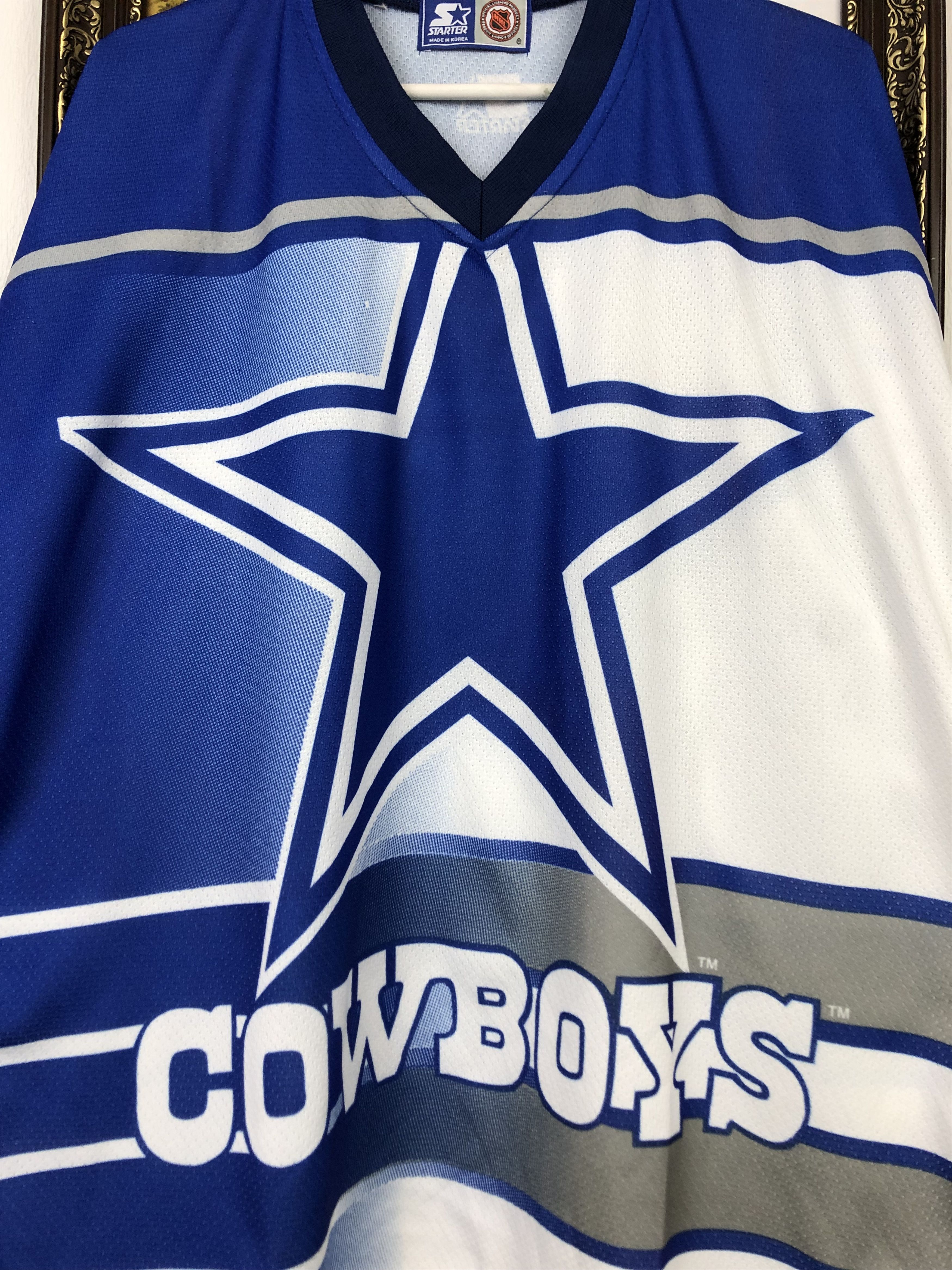 Starter Vintage 90's Starter Dallas Cowboys NFL Hockey Jersey Size US L / EU 52-54 / 3 - 2 Thumbnail