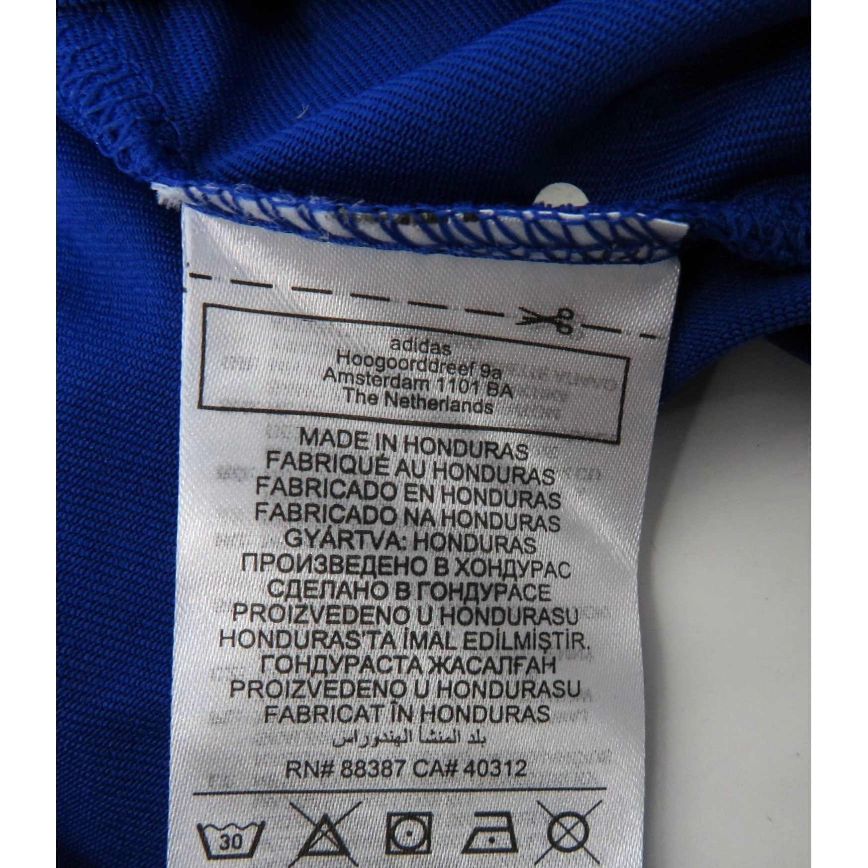 Adidas Adidas Mens Blue San Jose Earthquakes MLS Soccer T-Shirt Med Size US M / EU 48-50 / 2 - 6 Thumbnail