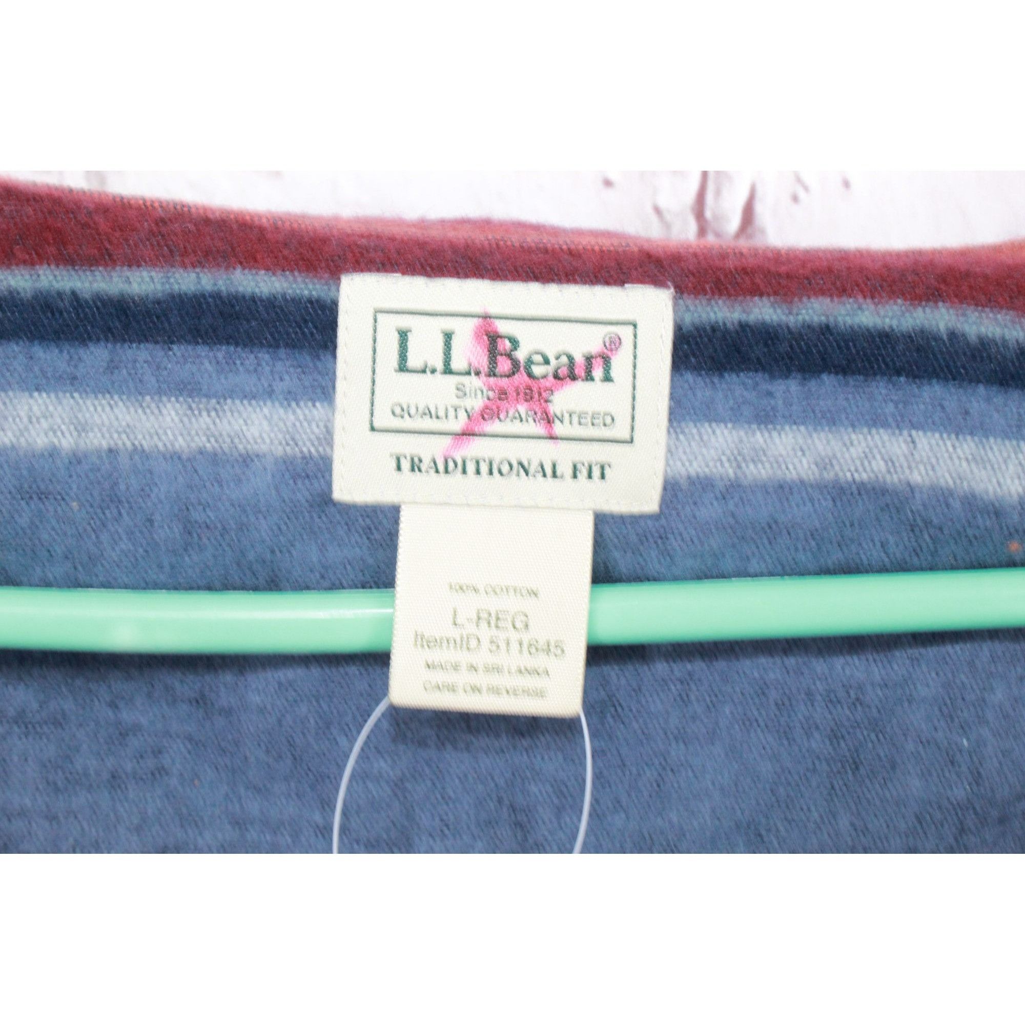 L.L. Bean LL Bean Men's Chamois Shirt Traditional Fit Stripe Rangeley Size US L / EU 52-54 / 3 - 7 Thumbnail