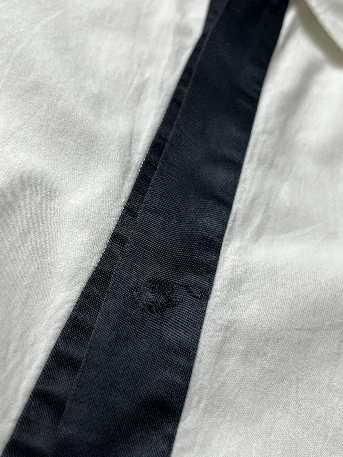 Maison Margiela Maison Margiela - SS/08 trompe black “Tie Illusion” Shirt Size US S / EU 44-46 / 1 - 17 Thumbnail