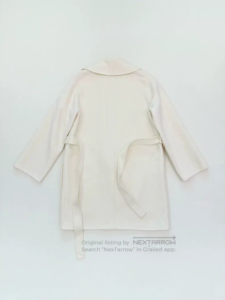 Hermes Hermes Autumn/Winter Beige Cashmere Wool Coat Size XS / US 0-2 / IT 36-38 - 9 Thumbnail