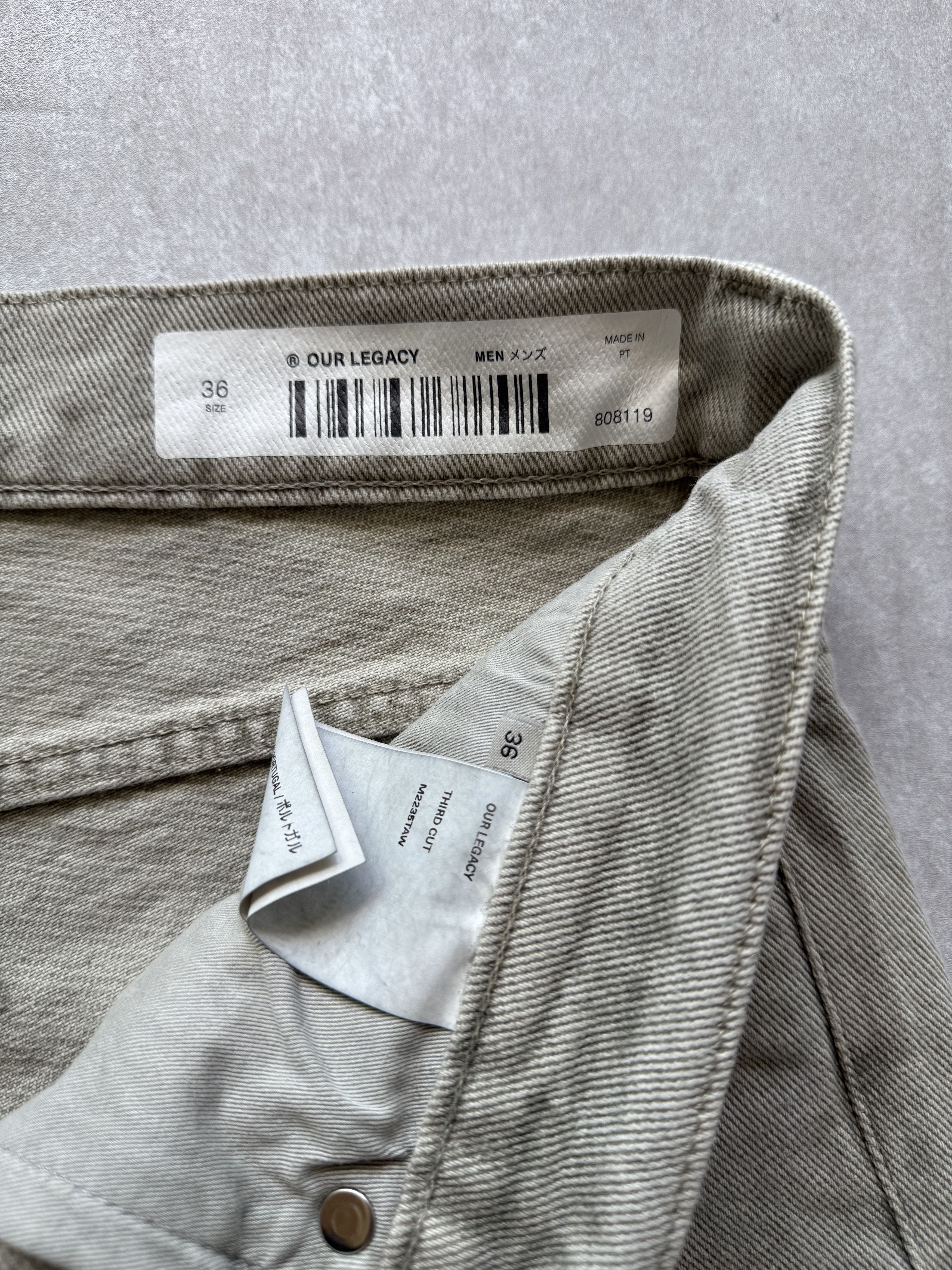 Our Legacy Our Legacy Gray Denim Size US 36 / EU 52 - 3 Thumbnail