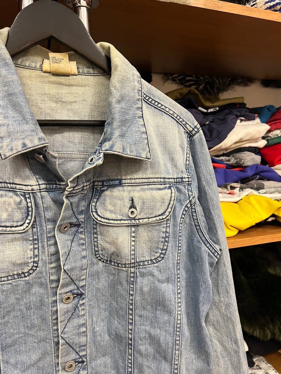 Diesel Diesel Denim Y2K Trucker 90s Glamour jacket Size XL / US 12-14 / IT 48-50 - 3 Thumbnail