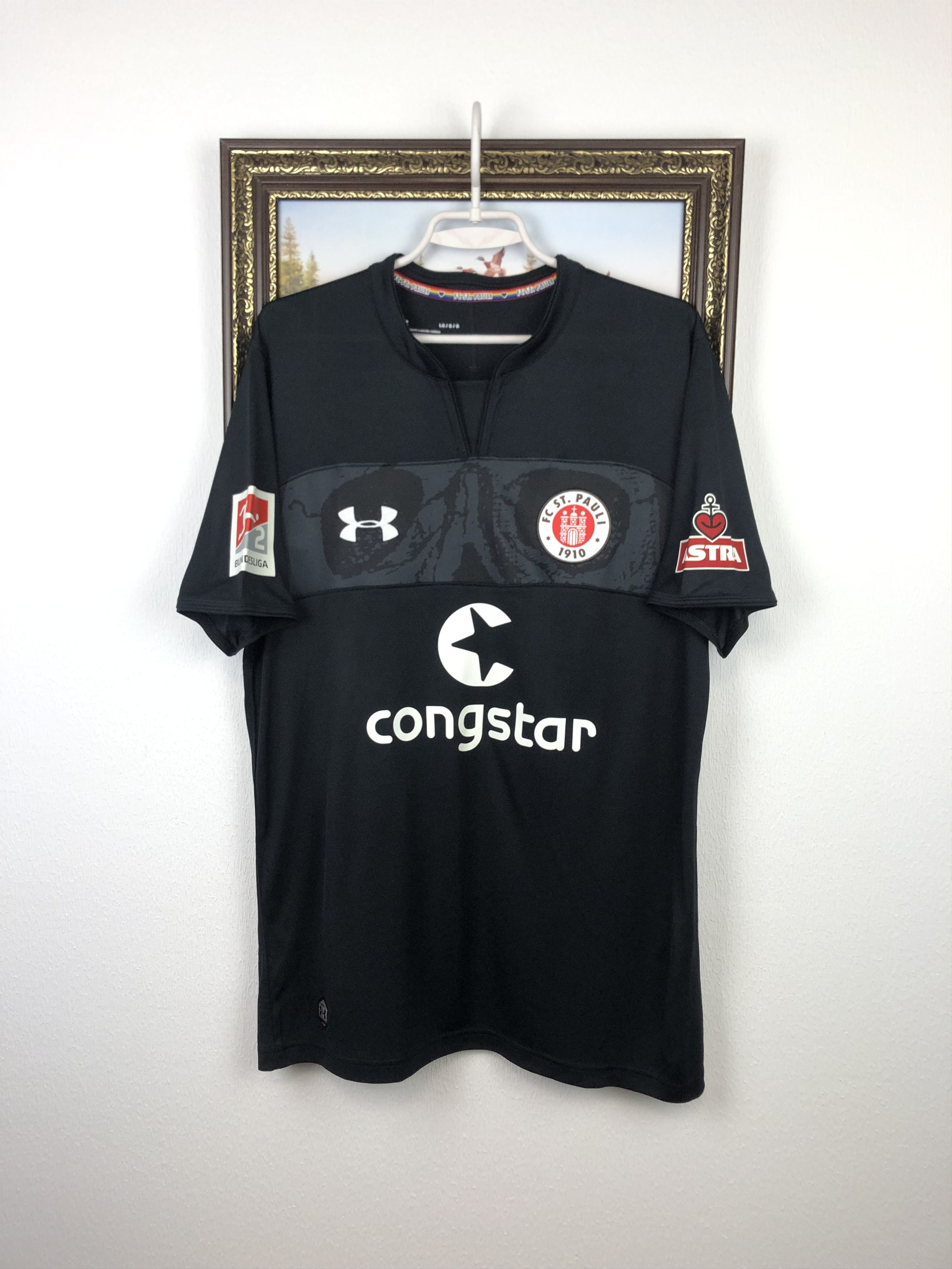 Under Armour St Pauli football shirt 2018 Soccer #29 Schneider Jersey Size US L / EU 52-54 / 3 - 3 Thumbnail