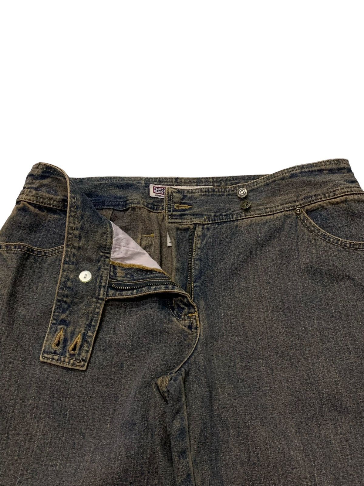 Faded Glory Faded Glory Up cycle Flared Hybrid Jeans Size US 34 / EU 50 - 8 Thumbnail