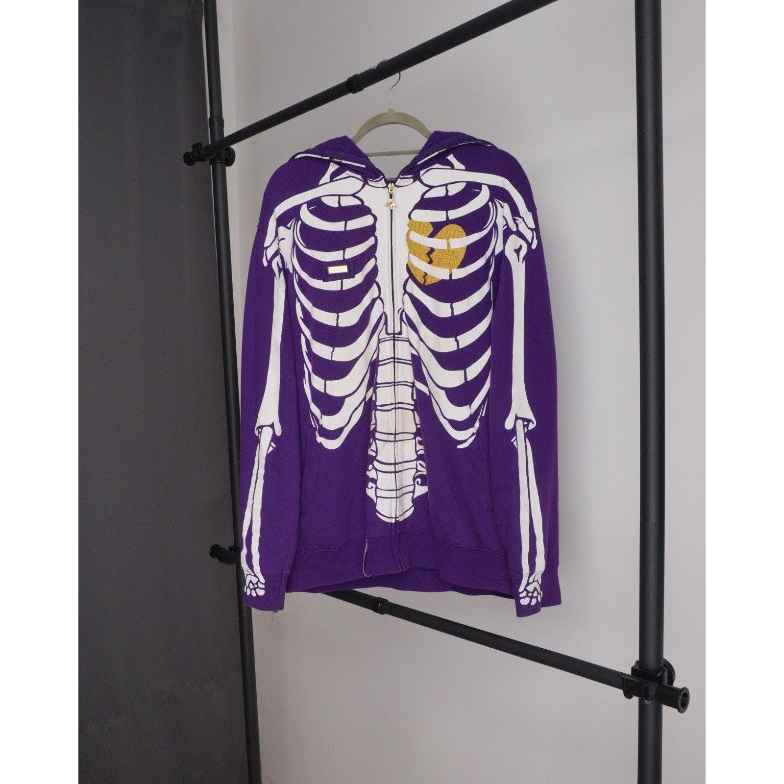 LRG LRG Dead Serious Skeleton Full Zip Up Hoodie | Grailed
