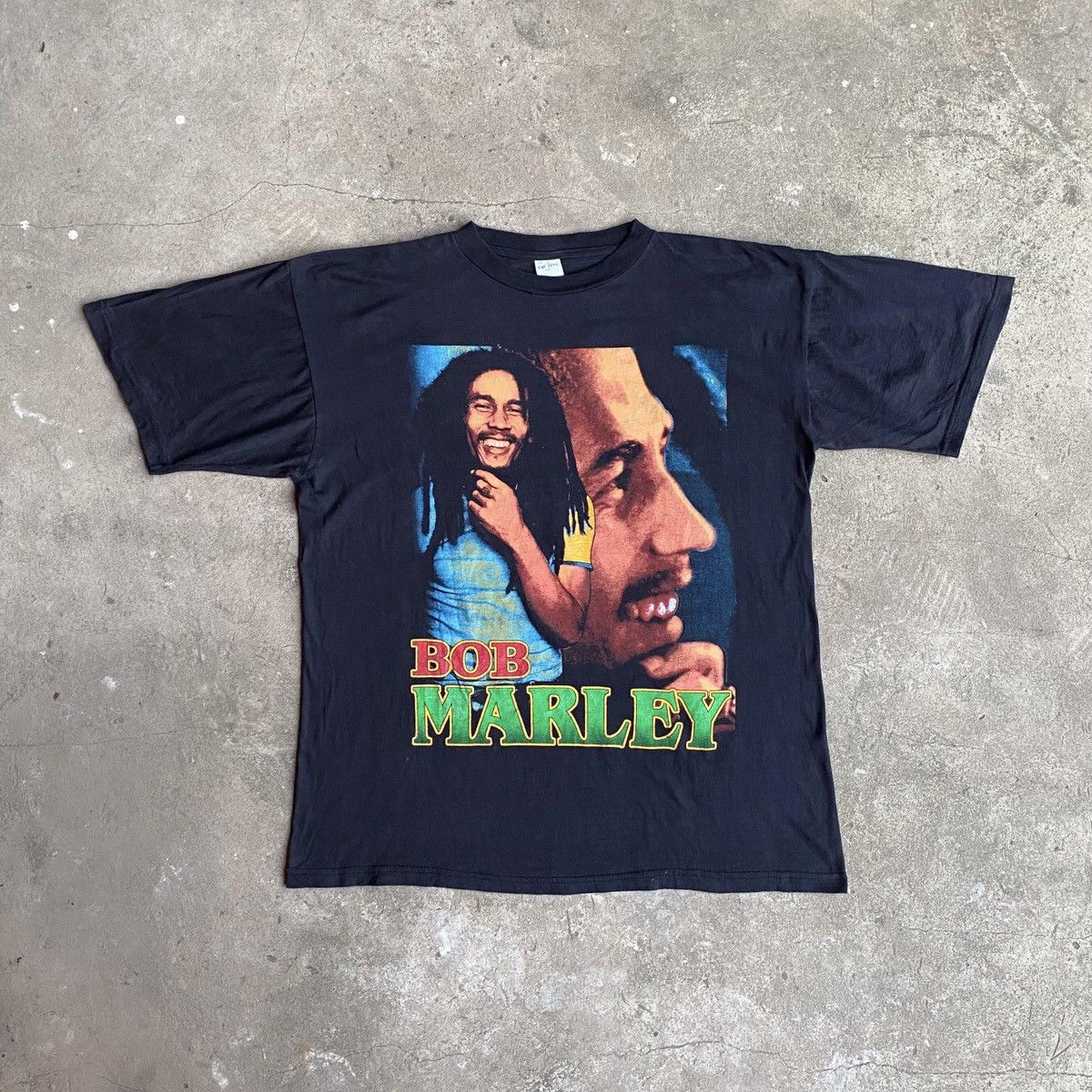 Rap Tees × Vintage Vintage 90s Bob Marley Bootleg T-Shirt Size US XXL / EU 58 / 5 - 1 Thumbnail