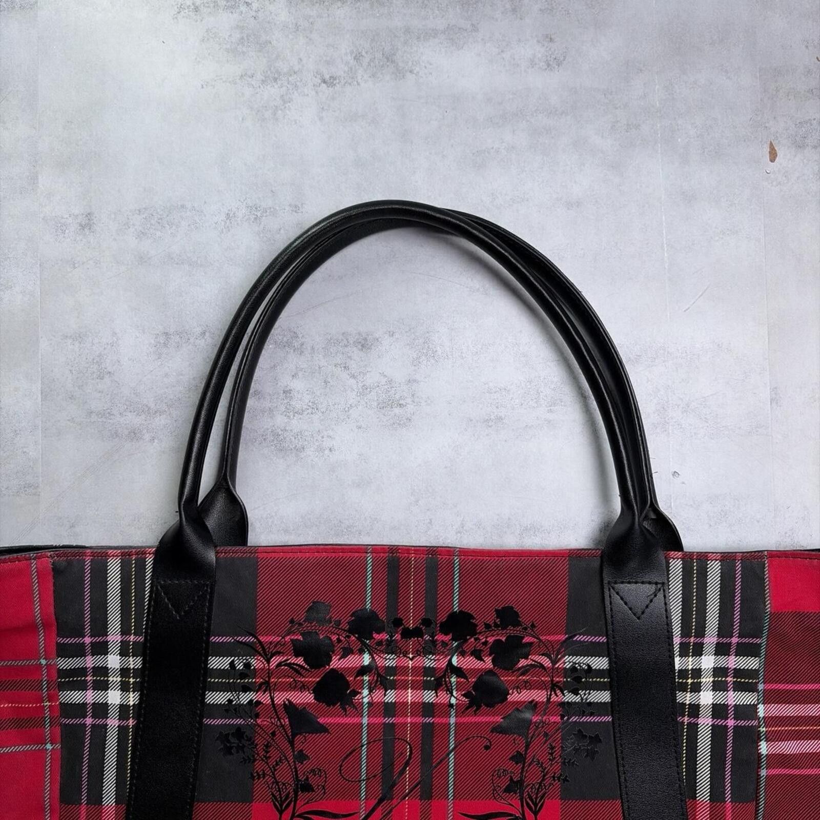 Other Y2K Red Victoria’s Secret Grunge Plaid Tote Bag Size ONE SIZE - 2 Thumbnail