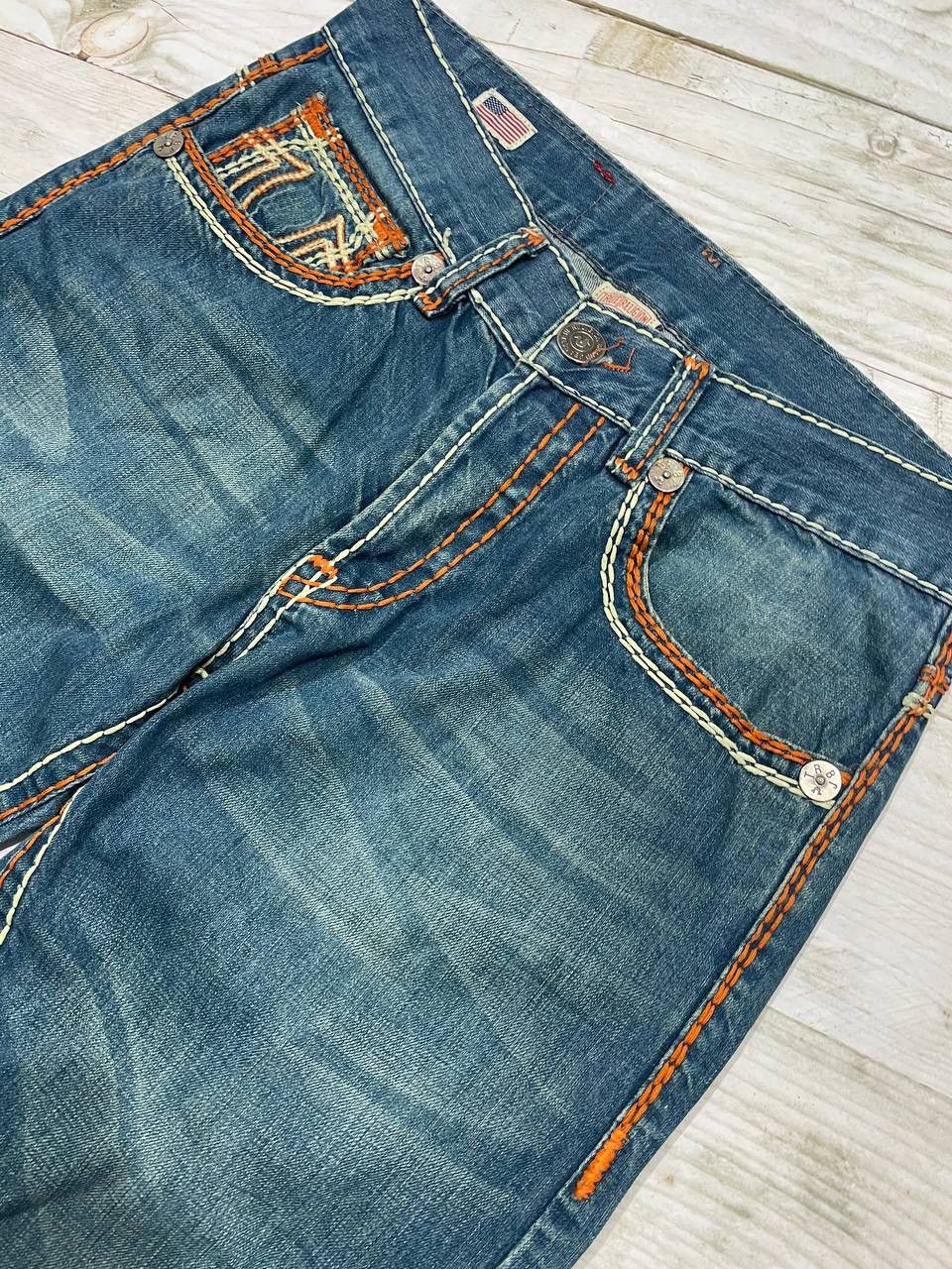 True Religion Vintage True Religion Bobby Super T Denim Jeans Y2K Size US 34 / EU 50 - 7 Thumbnail