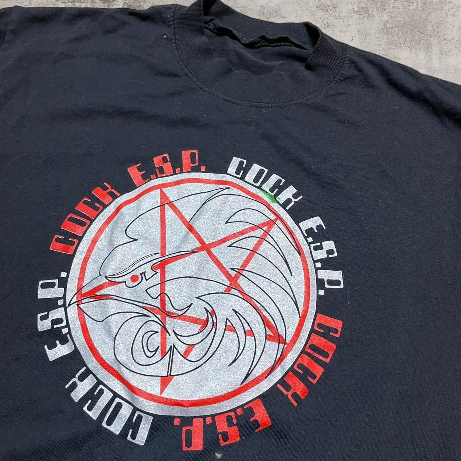 Other 90s Cock E.S.P. Heavy Metal Band T size L Size US L / EU 52-54 / 3 - 2 Thumbnail