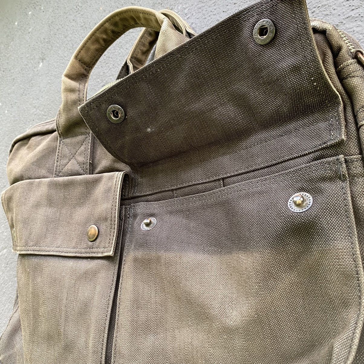 Porter Thrashed Faded Vintage Porter WORKERS ERD GRUNGE BAG Size ONE SIZE - 6 Thumbnail