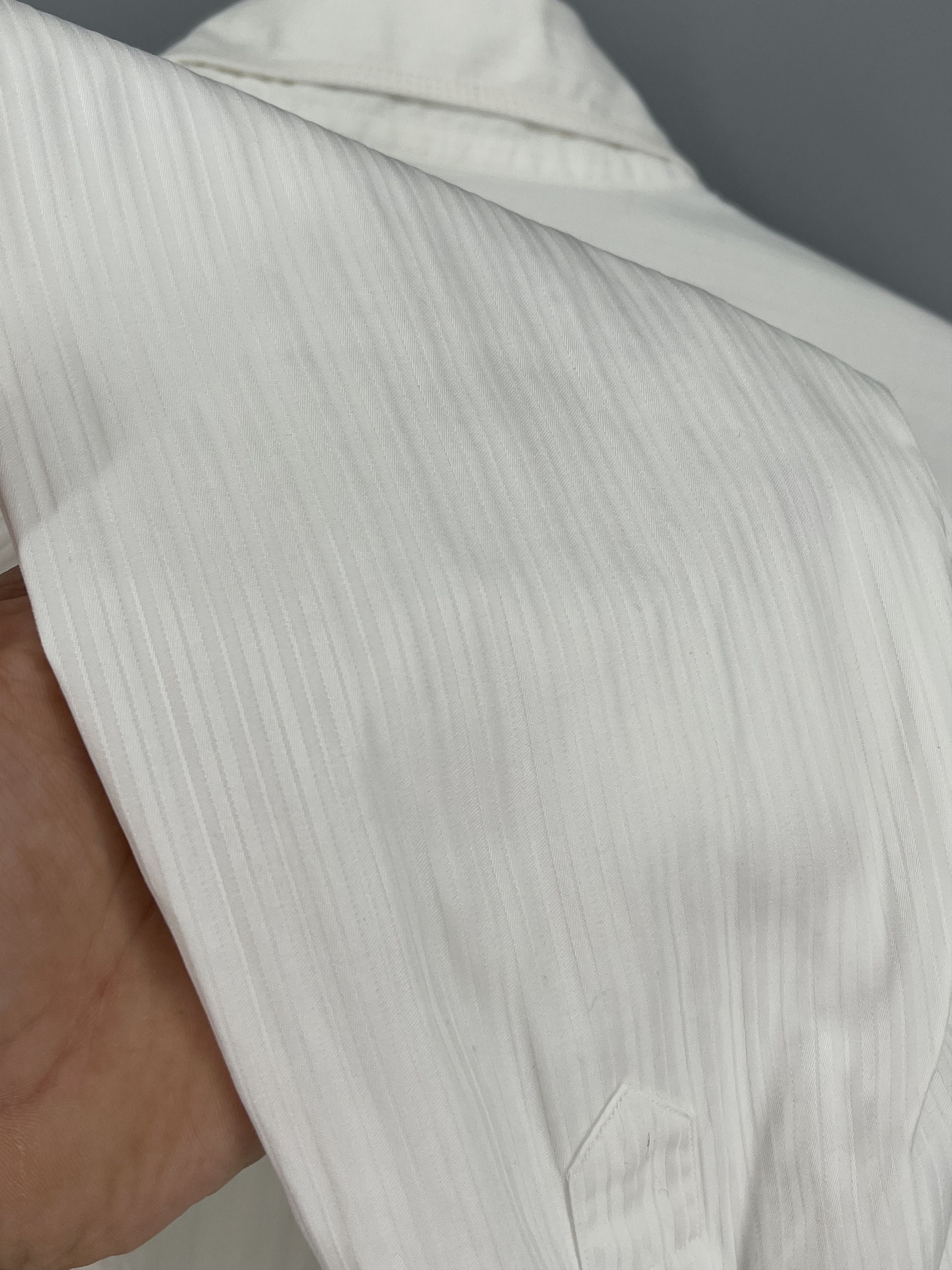 Zilli Zilli White Formal Shirt Long Sleeve Luxury Size US S / EU 44-46 / 1 - 10 Thumbnail