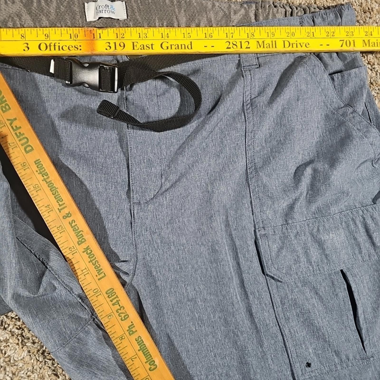 Croft & Barrow Croft & Barrow Relaxed Stretch Belted Cargo Hiking Shorts 50 Size US 44 / EU 60 - 5 Thumbnail