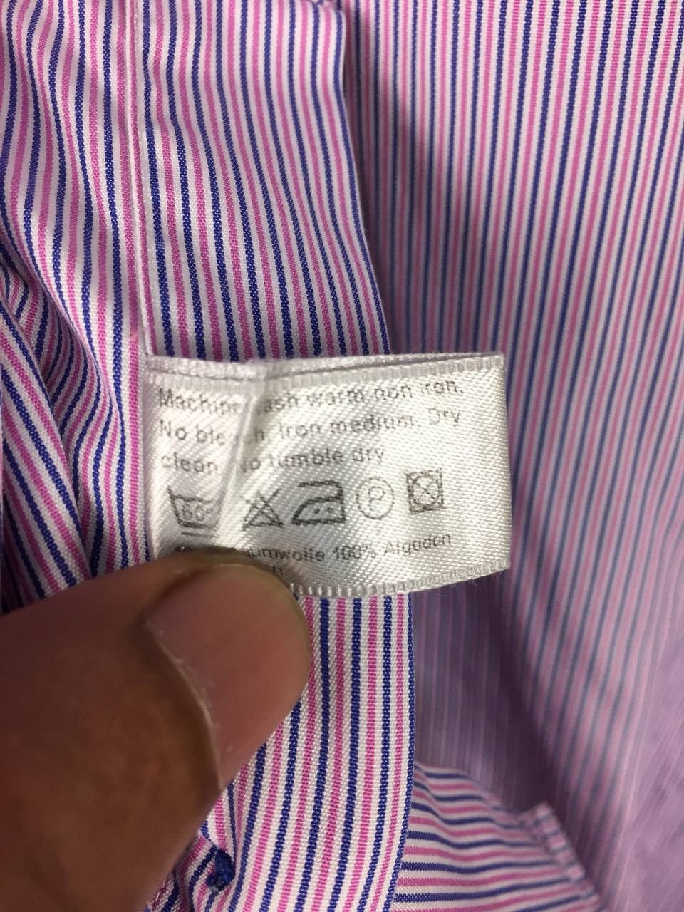 Eton Eton of Sweden Striped Slim Fit Cutaway Collar Shirt Size US L / EU 52-54 / 3 - 13 Thumbnail