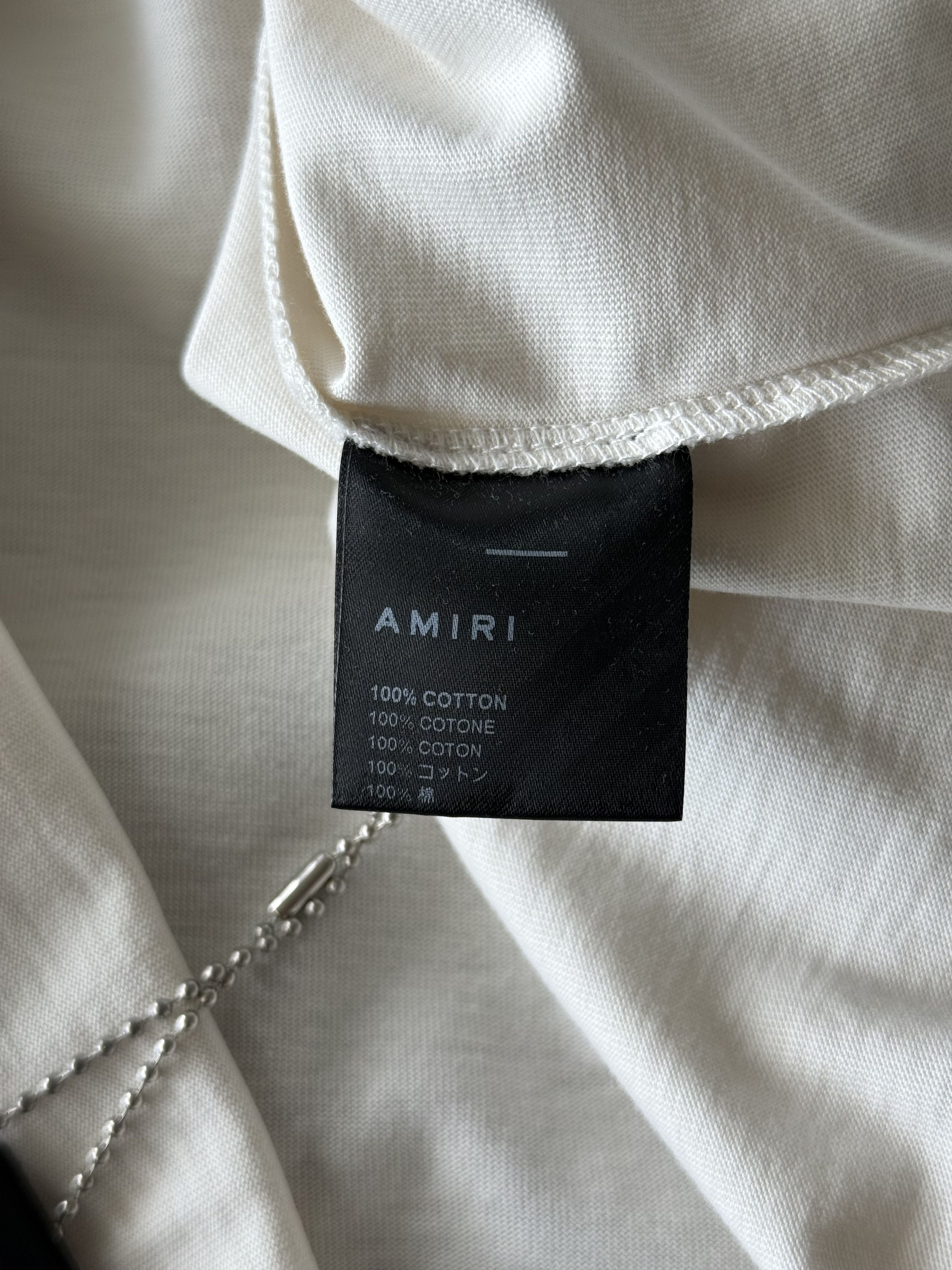 Amiri Amiri White Cheetah Graphic T-Shirt Size US XL / EU 56 / 4 - 4 Thumbnail