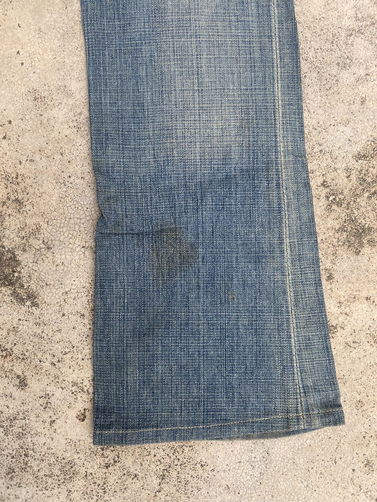 Japanese Brand Flare Jeans Jc Company Distressed Embroidered Skull Bootcut Size US 30 / EU 46 - 5 Thumbnail