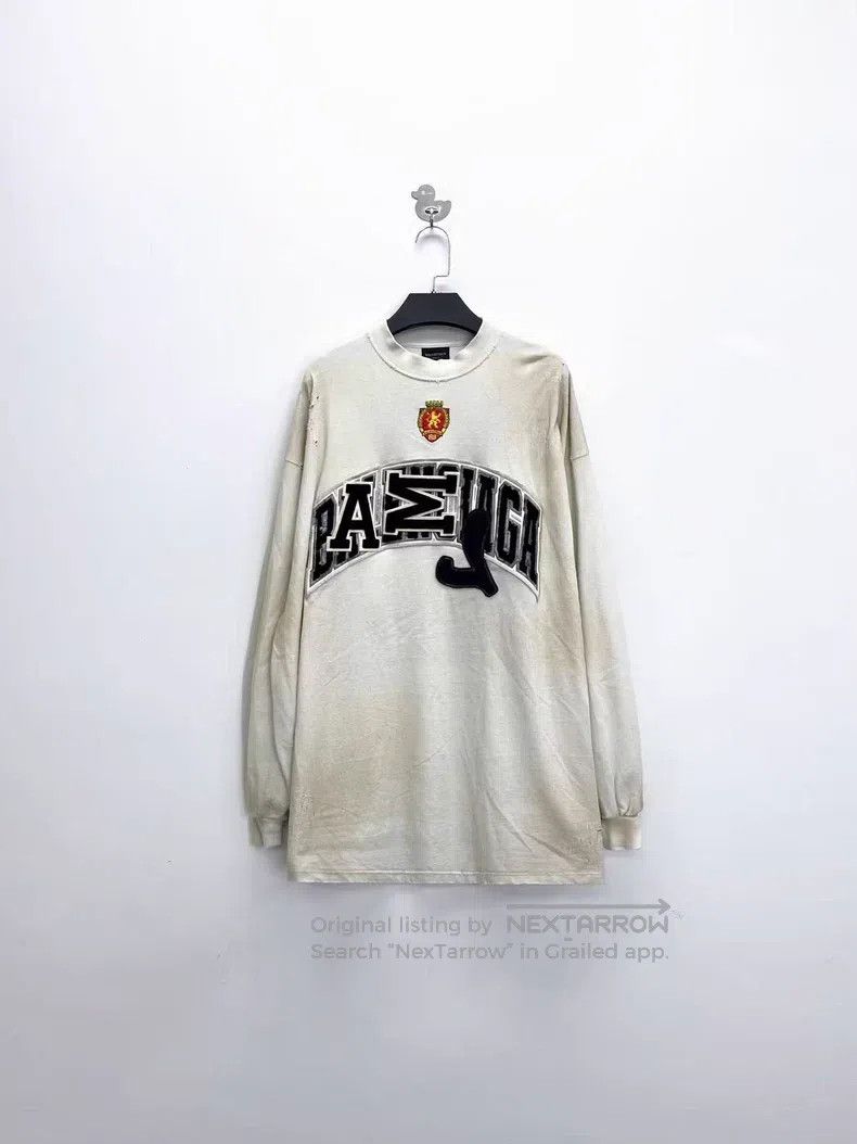 Balenciaga Balenciaga White mud-dyed Manchester United dirty water-wa Size US S / EU 44-46 / 1 - 1 Thumbnail