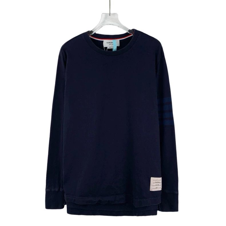 Thom Browne Thom Browne size0 Cotton round neck long sleeve hoodie Size US XS / EU 42 / 0 - 1 Thumbnail