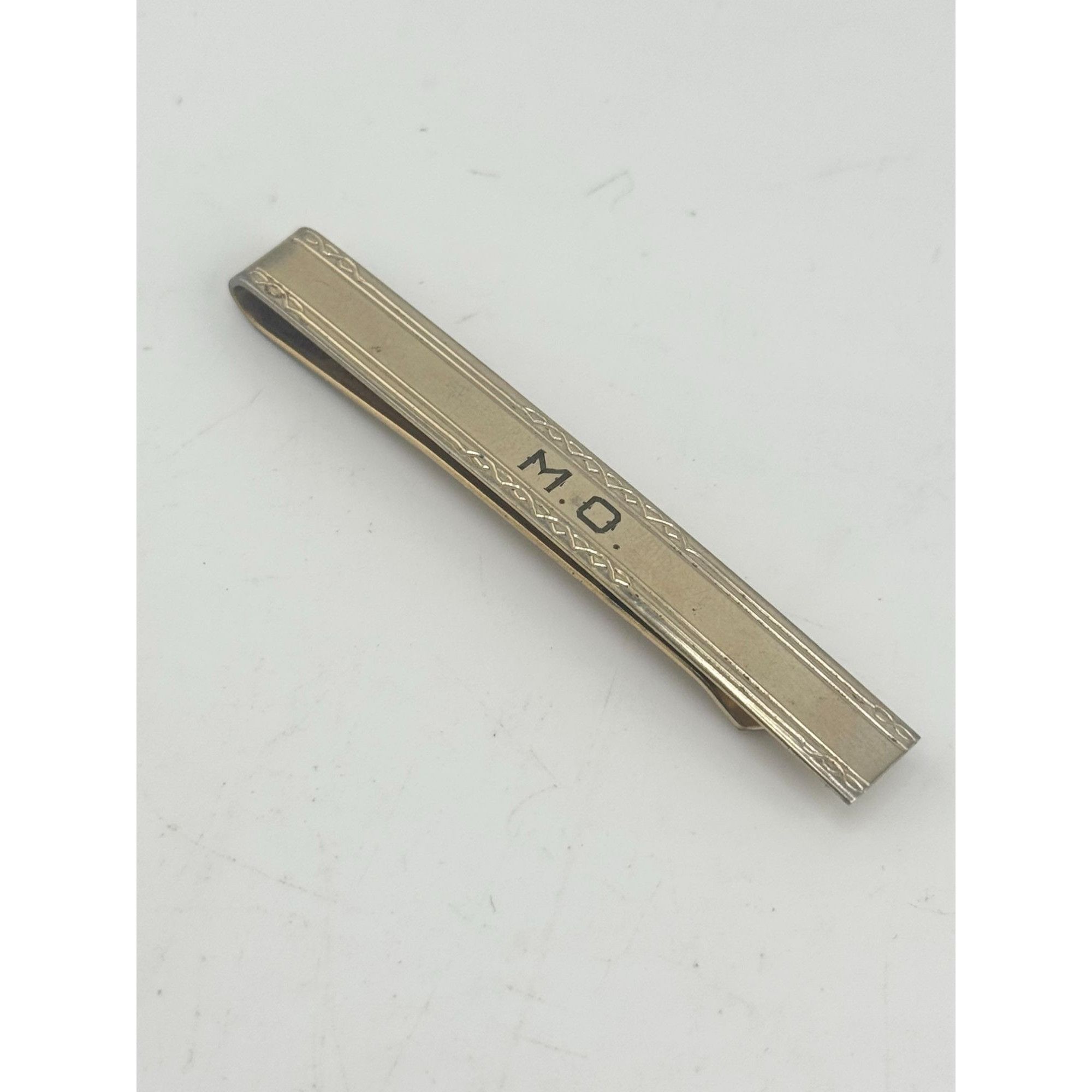 Vintage Vintage gold tone Monogrammed tie clip Size ONE SIZE - 4 Thumbnail