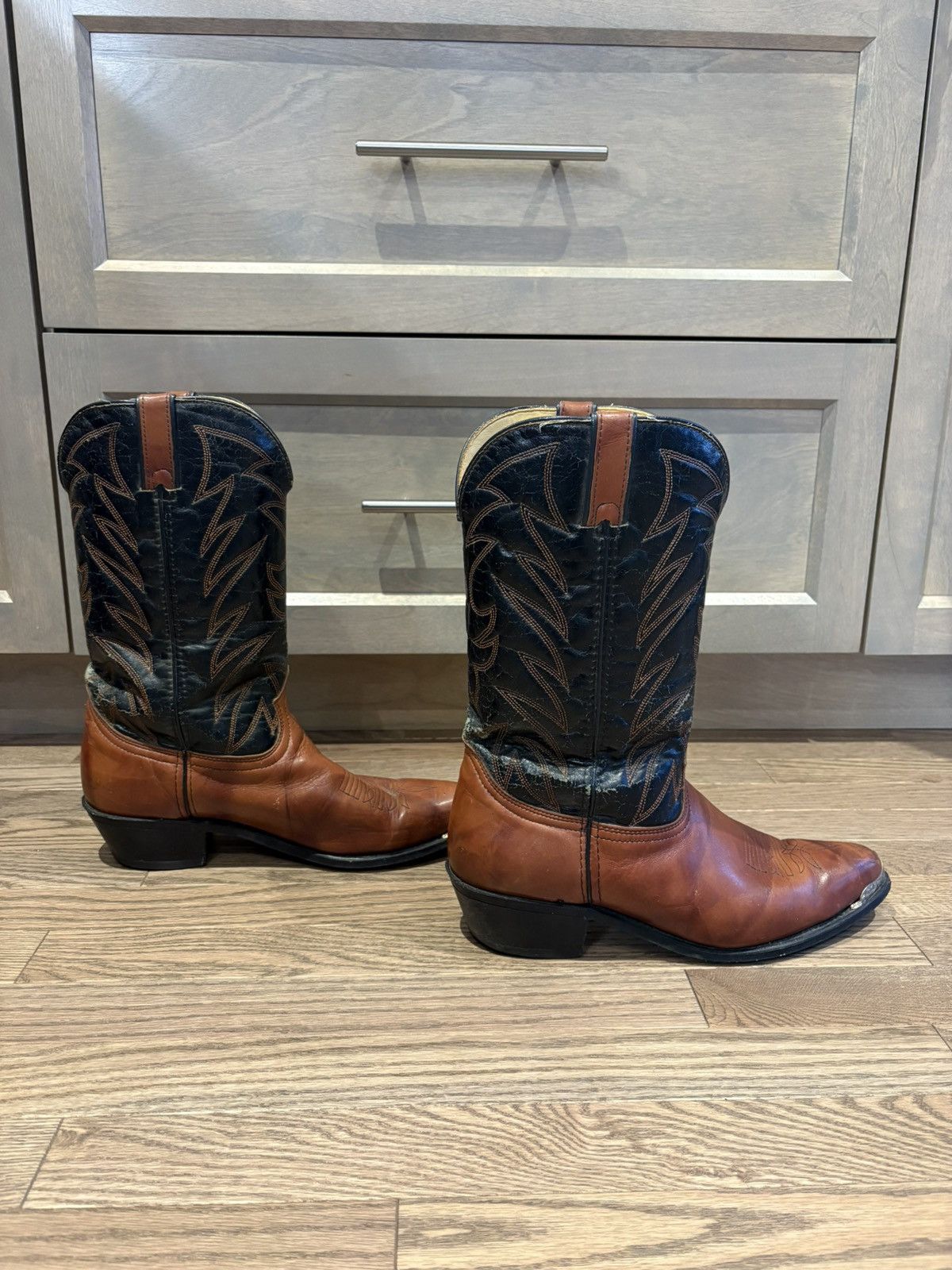 Durango Durango Vintage Cowboy Boots 1990 Size US 11.5 / EU 44-45 - 4 Thumbnail