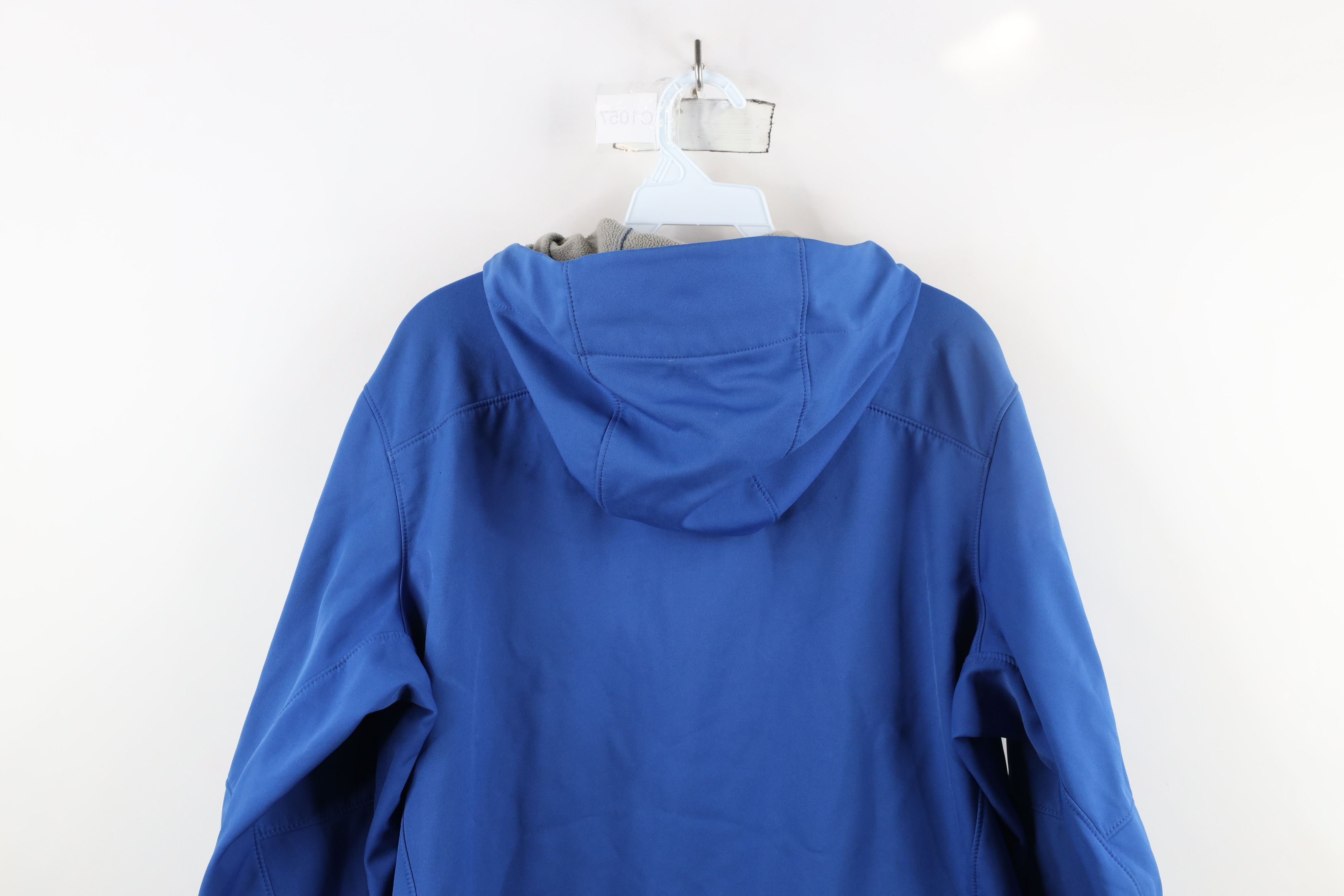Mountain Hardwear × Vintage Vintage Mountain Hardwear Hooded Soft Shell Jacket Blue Size US L / EU 52-54 / 3 - 14 Thumbnail