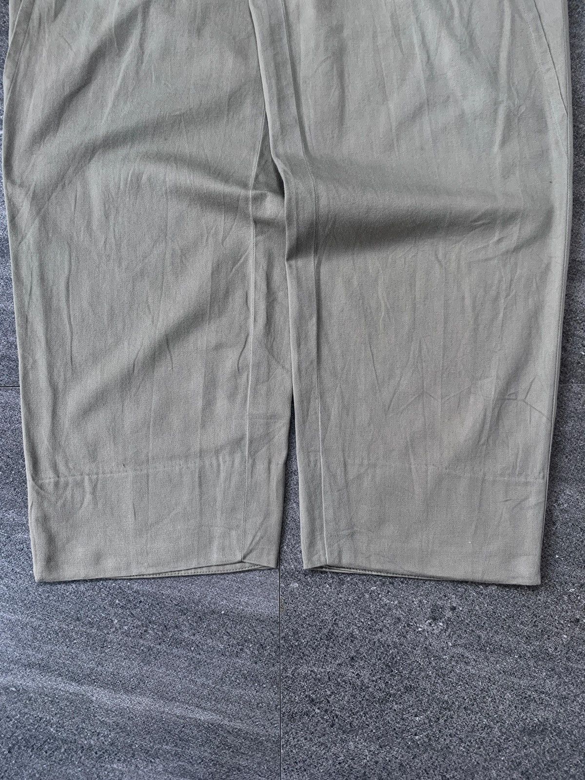 Issey Miyake FREE TAX! 90s Diagonal Stitched Trousers Size US 30 / EU 46 - 5 Thumbnail