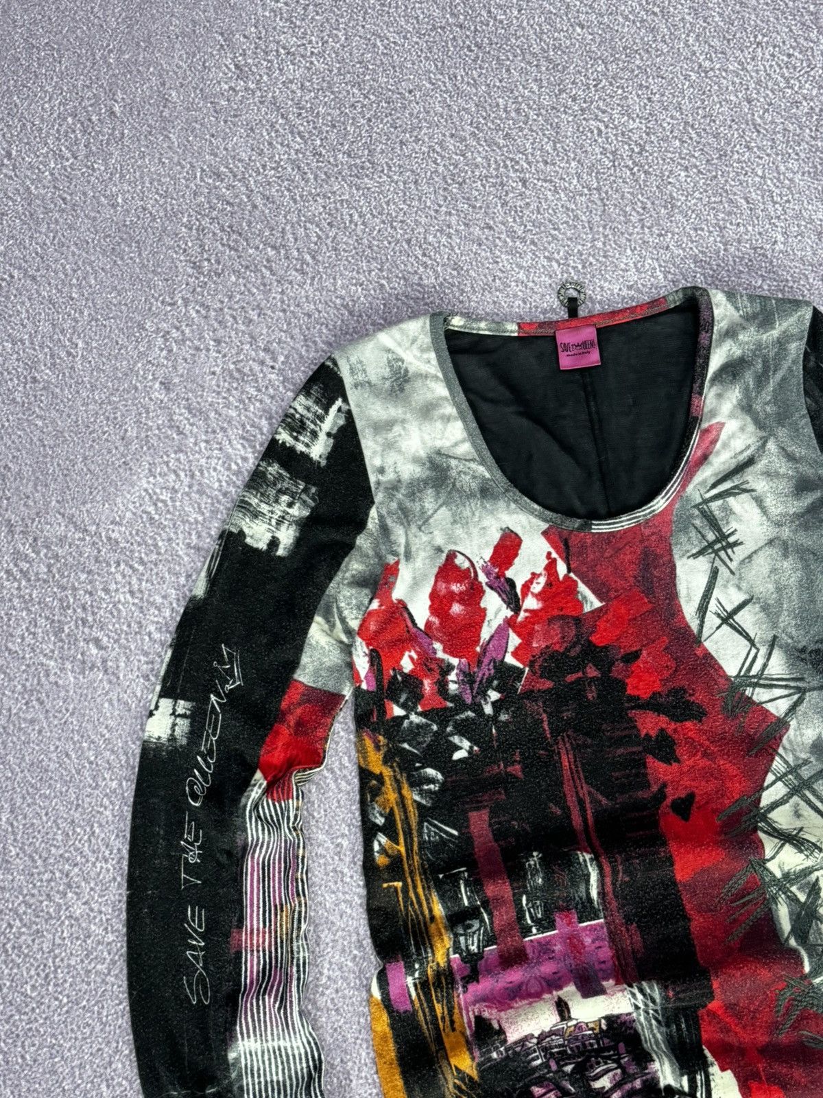 Hysteric Glamour Y2K Save The Queen 00’s Aesthetic Glamour Long Sleeve Top Size M / US 6-8 / IT 42-44 - 6 Thumbnail