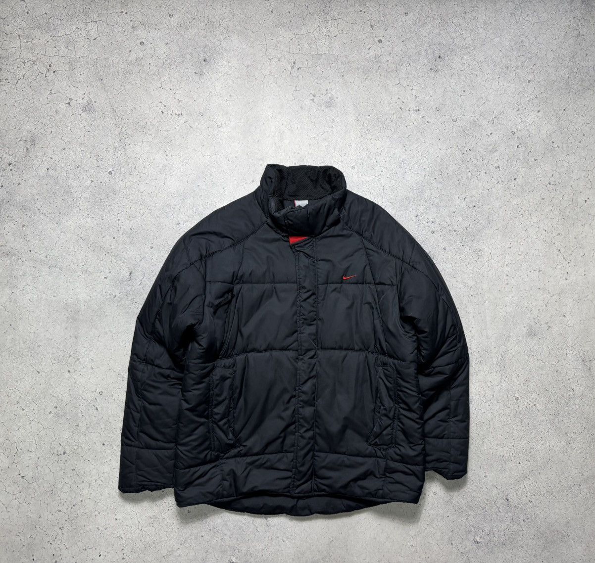 Nike Nike Vintage 00’s Down Puffer Jacket Drill Swoosh Size US M / EU 48-50 / 2 - 1 Thumbnail