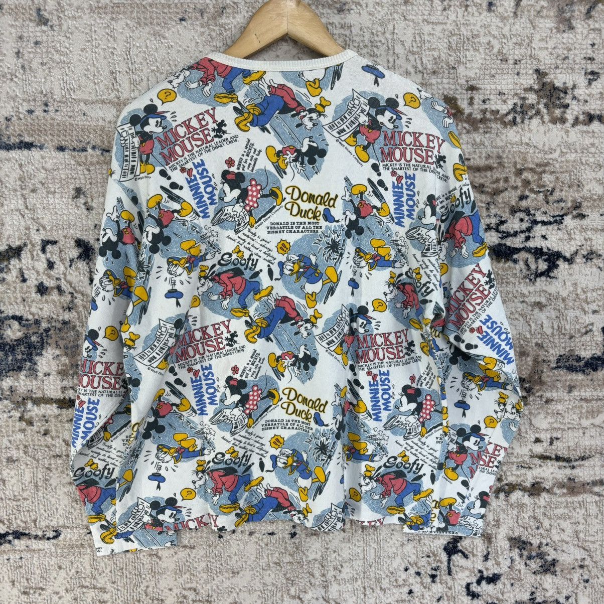 Disney × Mickey Mouse × Vintage Vintage Mickey Family by Walt Disney Long Sleeve Shirt Size US M / EU 48-50 / 2 - 8 Thumbnail