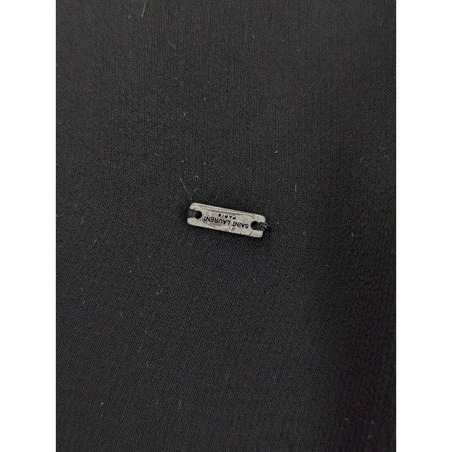 Saint Laurent Paris o1rshd1 Size: OS / Lavalliere Pointe Droite Scarf in Black Size ONE SIZE - 14 Thumbnail