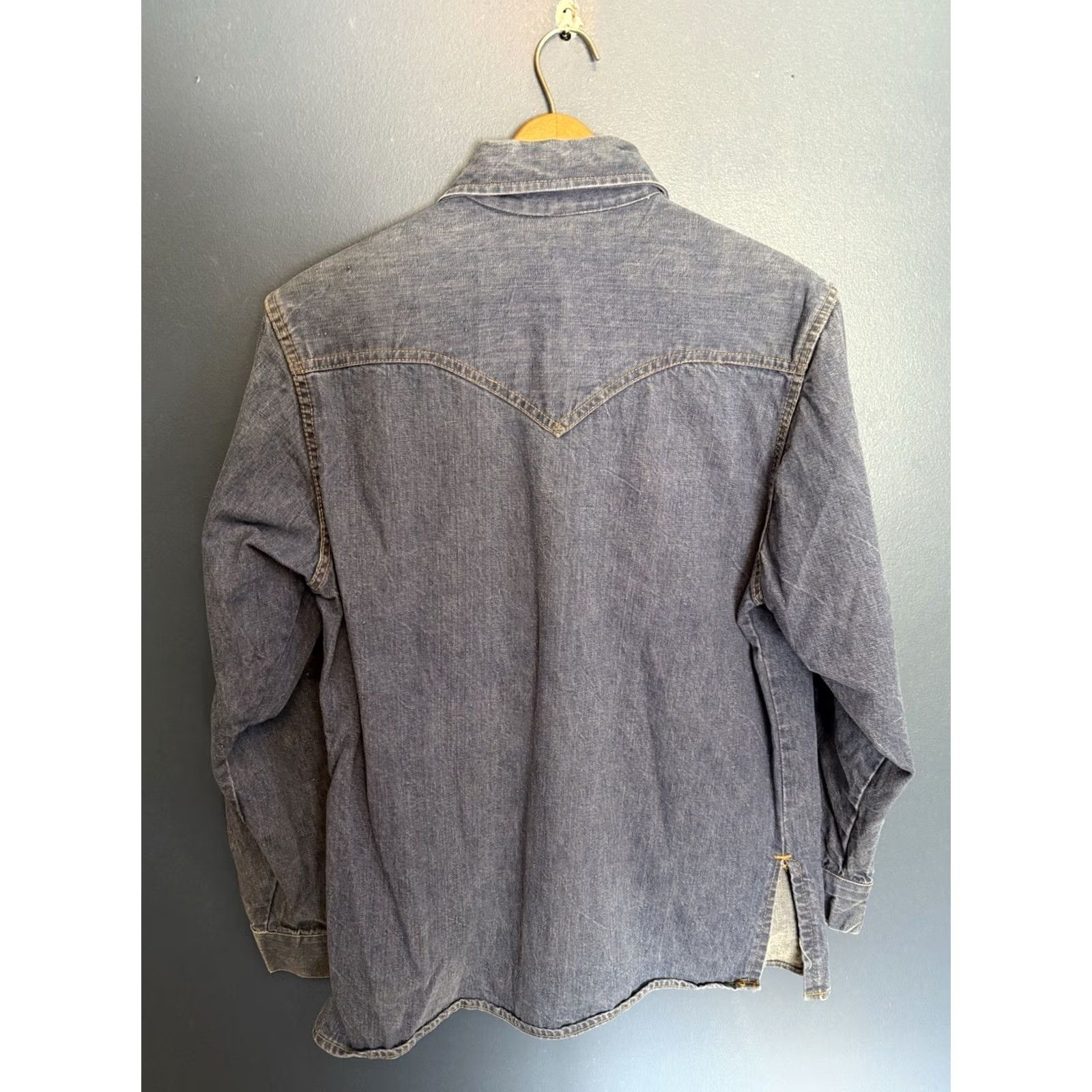 Denime VINTAGE Best Guys Denim Western Shirt Size Medium Blue Button Up 70’s Size US M / EU 48-50 / 2 - 4 Thumbnail