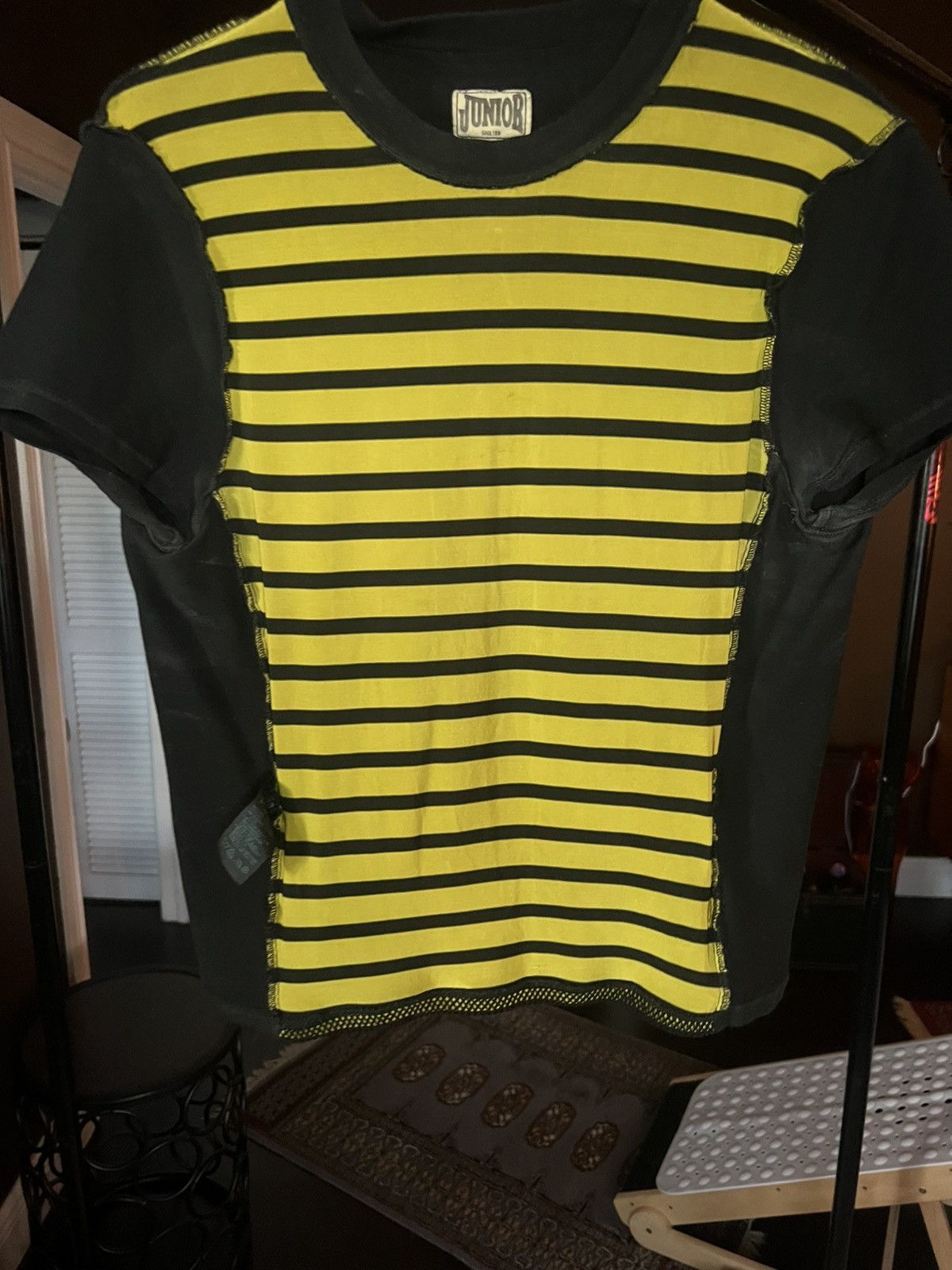 Jean Paul Gaultier *90’s Vintage* Jean Paul Gaultier mens mesh layered t-shirt Size US M / EU 48-50 / 2 - 7 Thumbnail