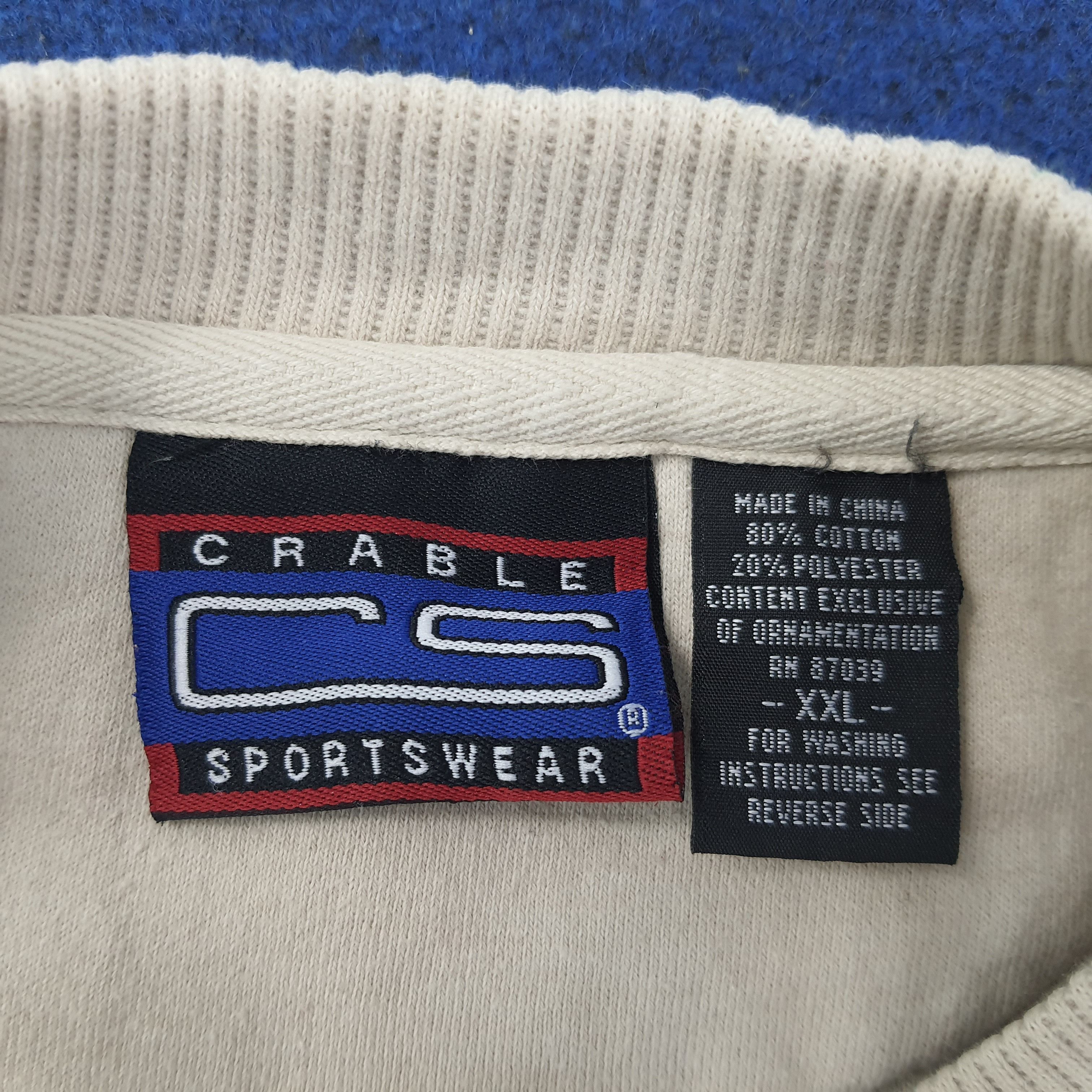 Vintage Vintage Cleveland Indians MLB Sweatshirt C257N26 Size US XXL / EU 58 / 5 - 5 Thumbnail