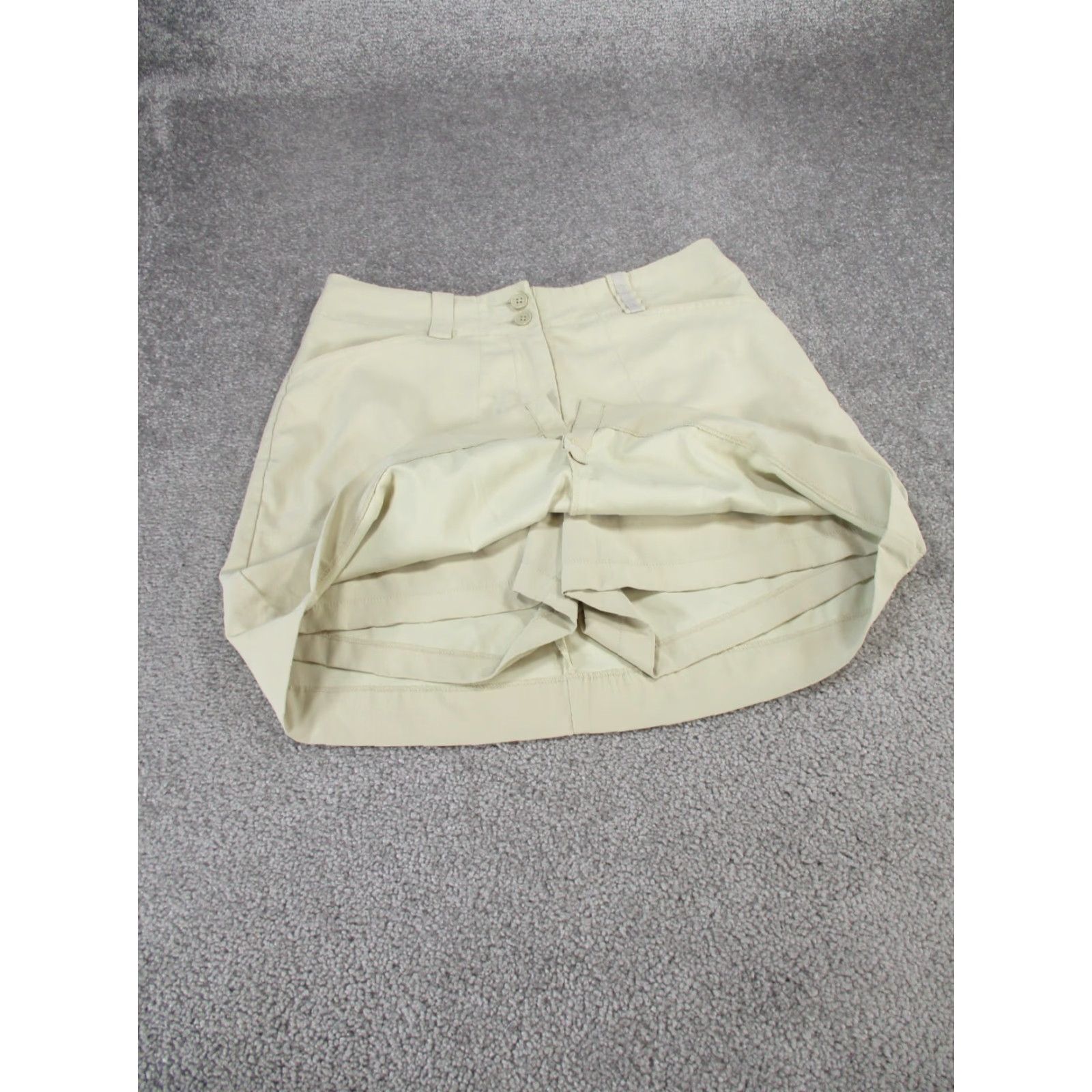 Nike VINTAGE Nike Golf Skort Womens 4 Dri Fit Beige A Line Size 27" / US 4 / IT 40 - 4 Thumbnail
