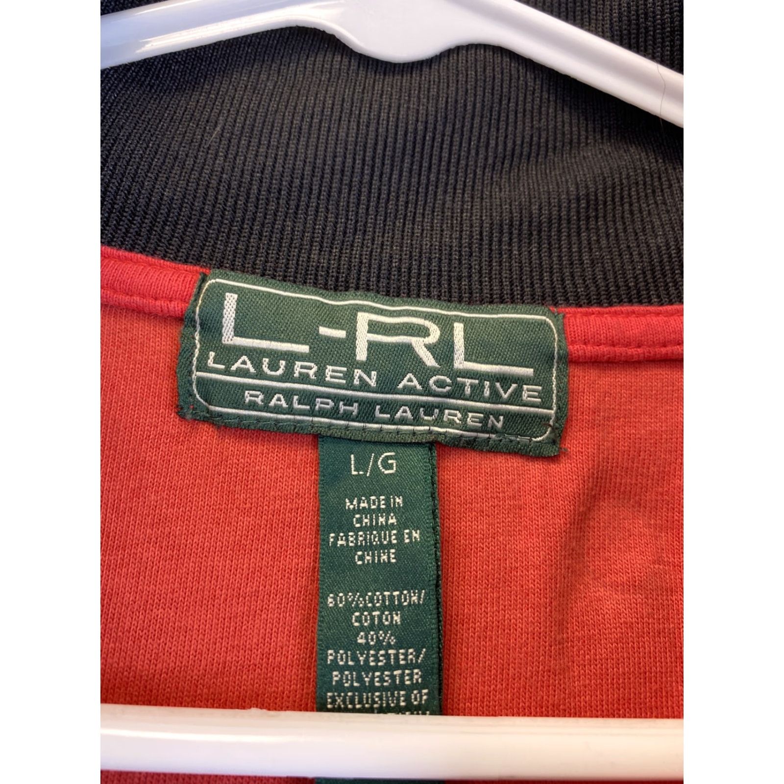Ralph Lauren Ralph Lauren Active Track Jacket Womens Large Red Black Crest Embroidered/ 32-59 Size L / US 10 / IT 46 - 5 Thumbnail
