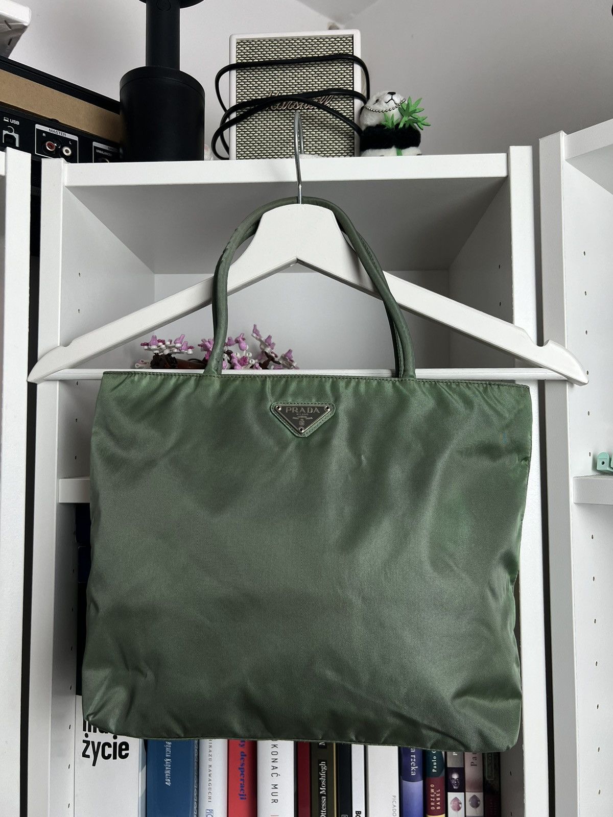 Designer × Prada × Vintage Vintage y2k Prada Tessuto City shoulder / hand bag designer Size ONE SIZE - 1 Thumbnail