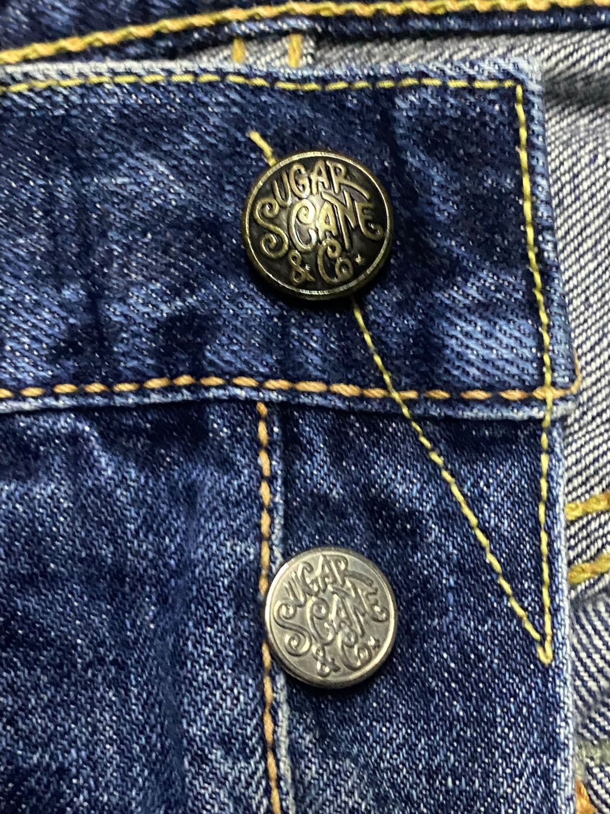 Sugar Cane Sugar Cane & Co Star Jeans Rare Japanese Selvedge Denim Size US 32 / EU 48 - 13 Thumbnail