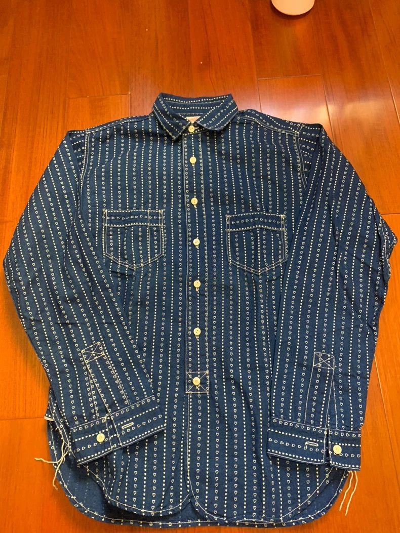 The Real McCoy's The Real Mccoys Dyed discharge shirt 2505-Nextarrow Size US S / EU 44-46 / 1 - 1 Thumbnail